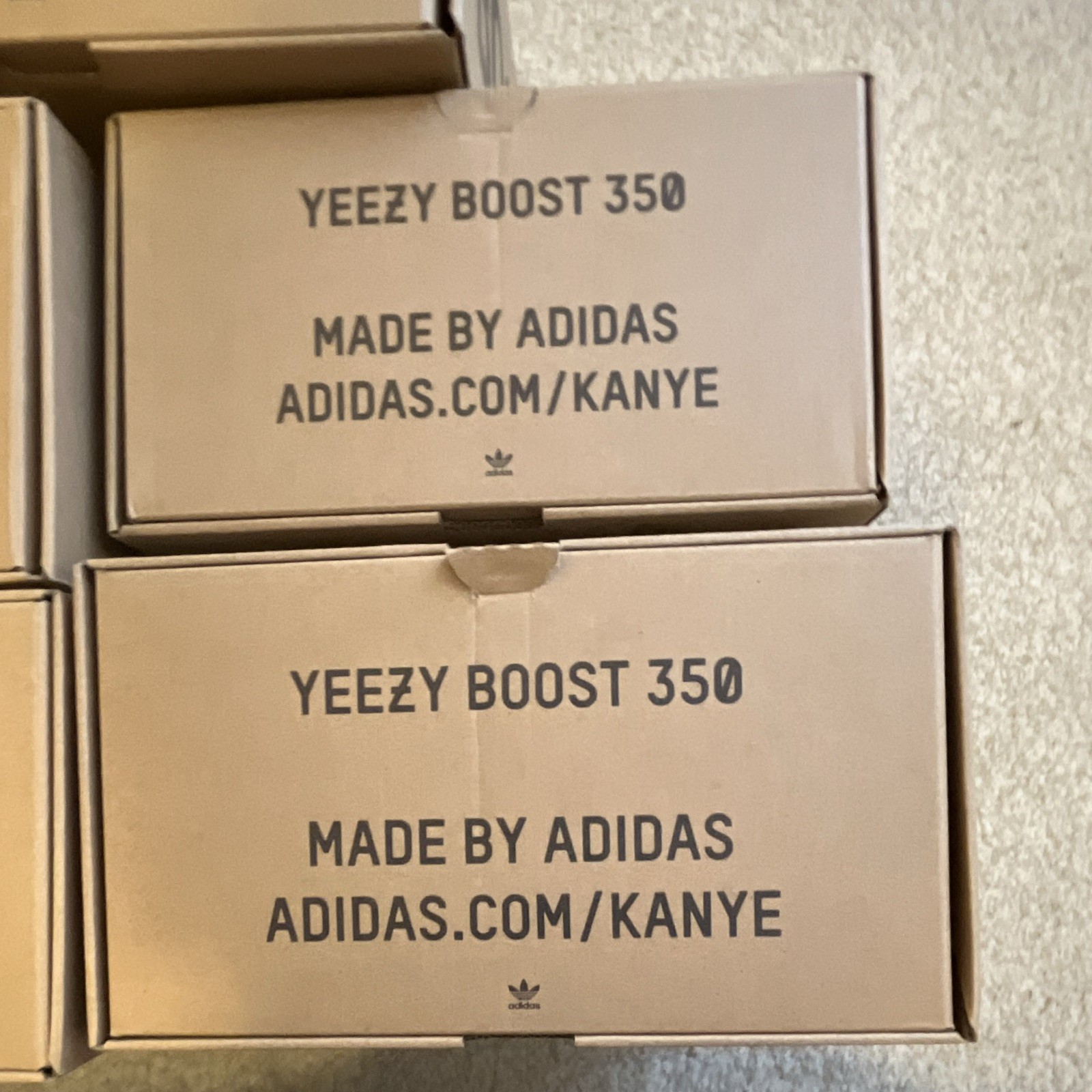 EMPTY BOXS adidas Yeezy Boost 350 V2 Zebra White/Core Black/Red 2017 EMPTY BOXS