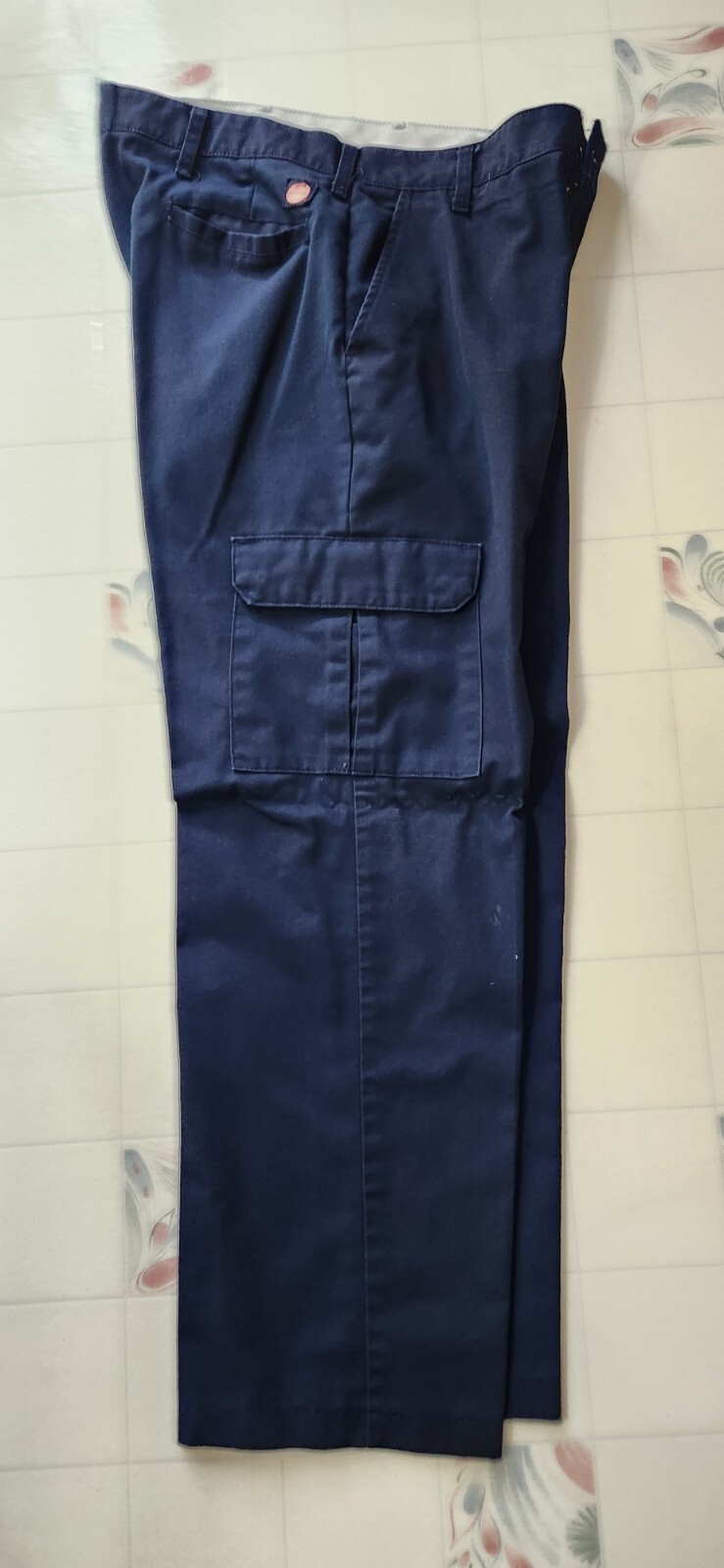 RED KAP PT88 CARGO WORK PANTS 36/31 NAVY (6) PAIRS (NOT RENTAL PANTS)