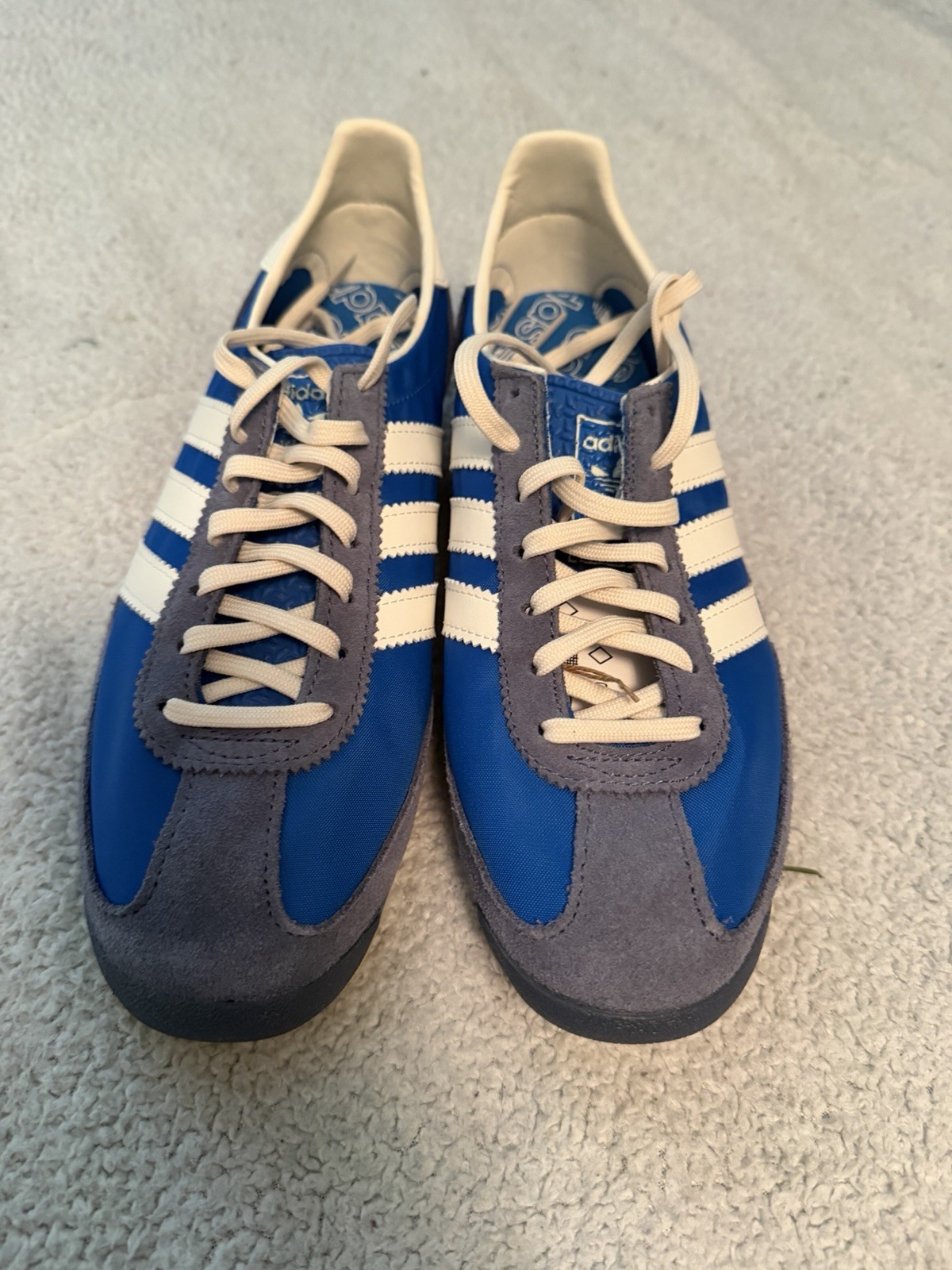 Adidas Originals SL 72 OG in a Blue Style With suede overlays and white stripes