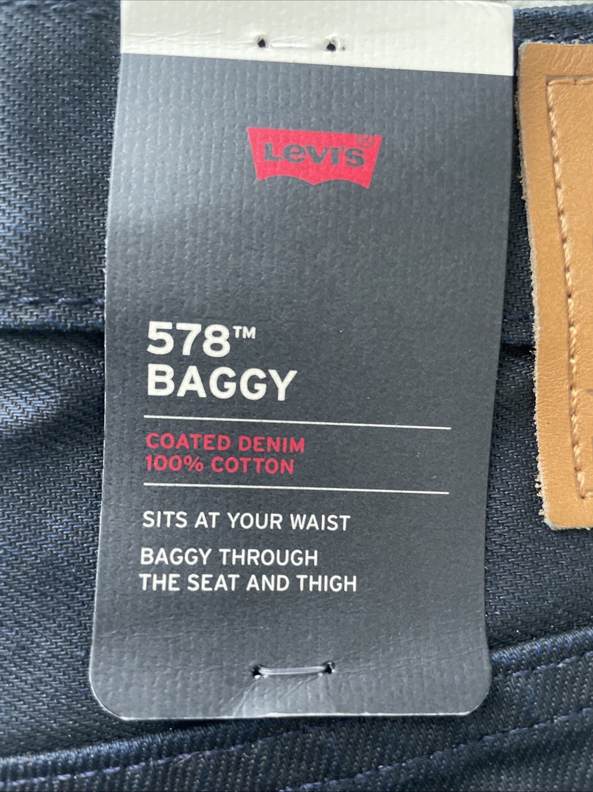 Levi’s Premium Men’s 578 Baggy Denim Jeans Tag Sz. 31Wx30 Measured 31X28 See Des