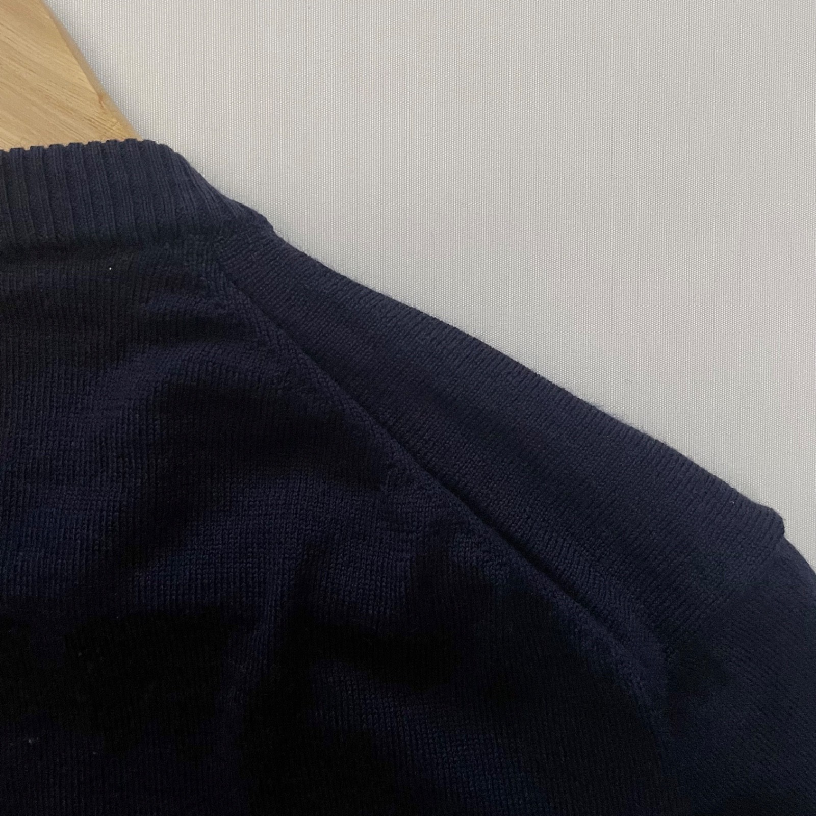Asket Merino Wool Sweater Men’s Size M Regular Blue Made in Romania *Read