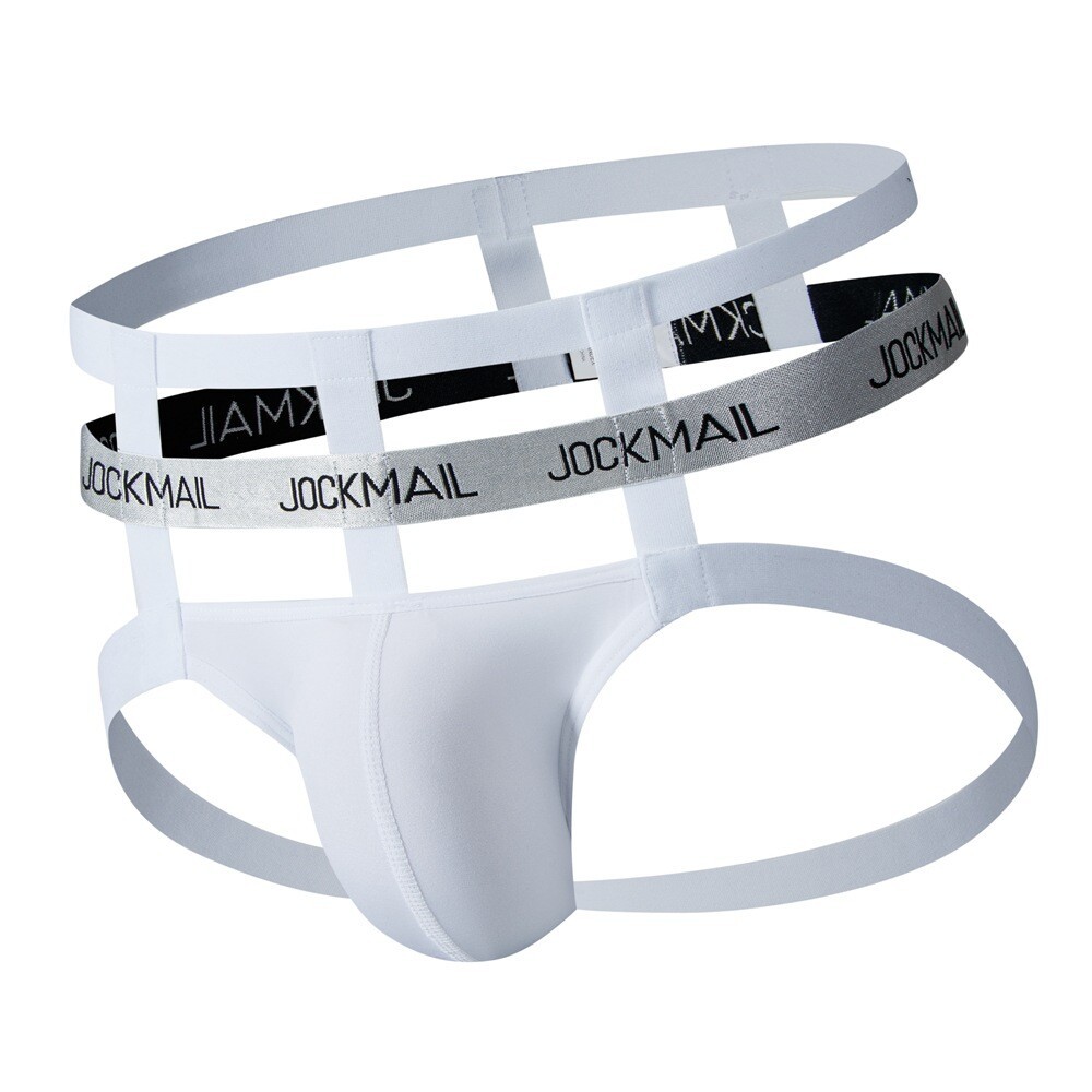 JOCKMAIL Sexy Men Underwear,Jockstrap G-string Pouch Panties Thong BIKINI Briefs
