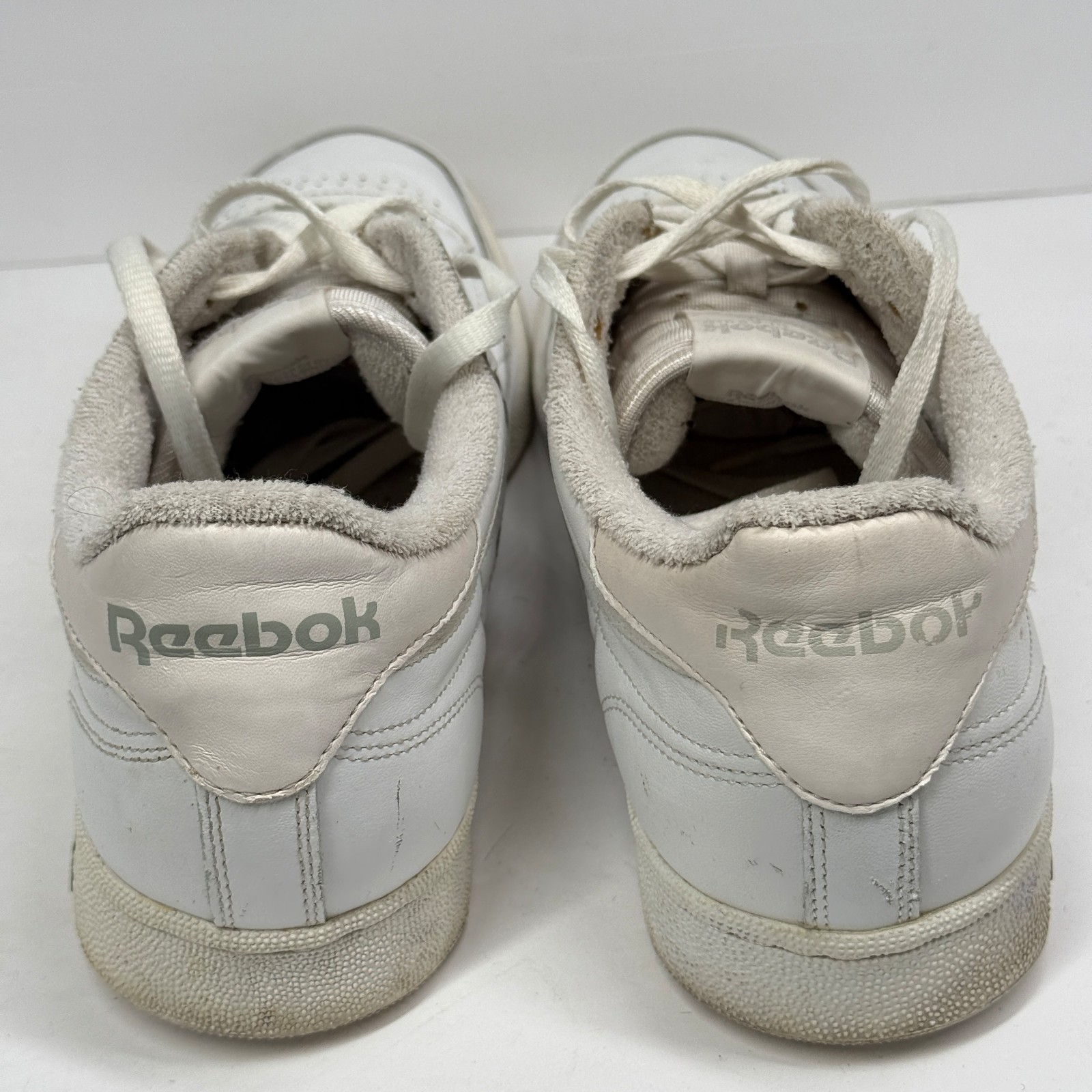 Reebok Club C 85 Classic Sneaker Lace Up White Leather Casual Men’s Size 11.5