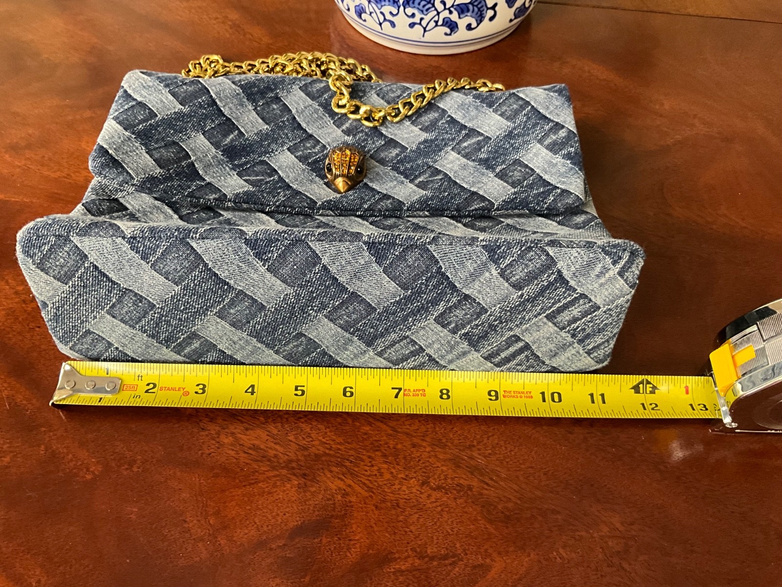 KURT GEIGER DENIM CROSSBODY