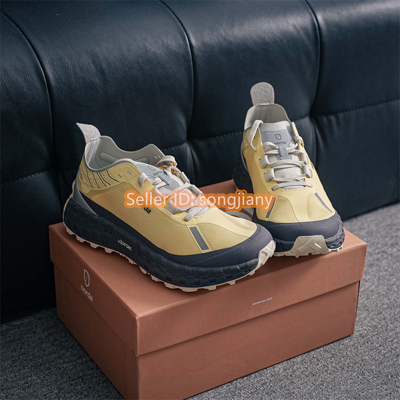 NORDA 001 Dyneema Mountain Outdoor Yellow Black Unisex Sneakers