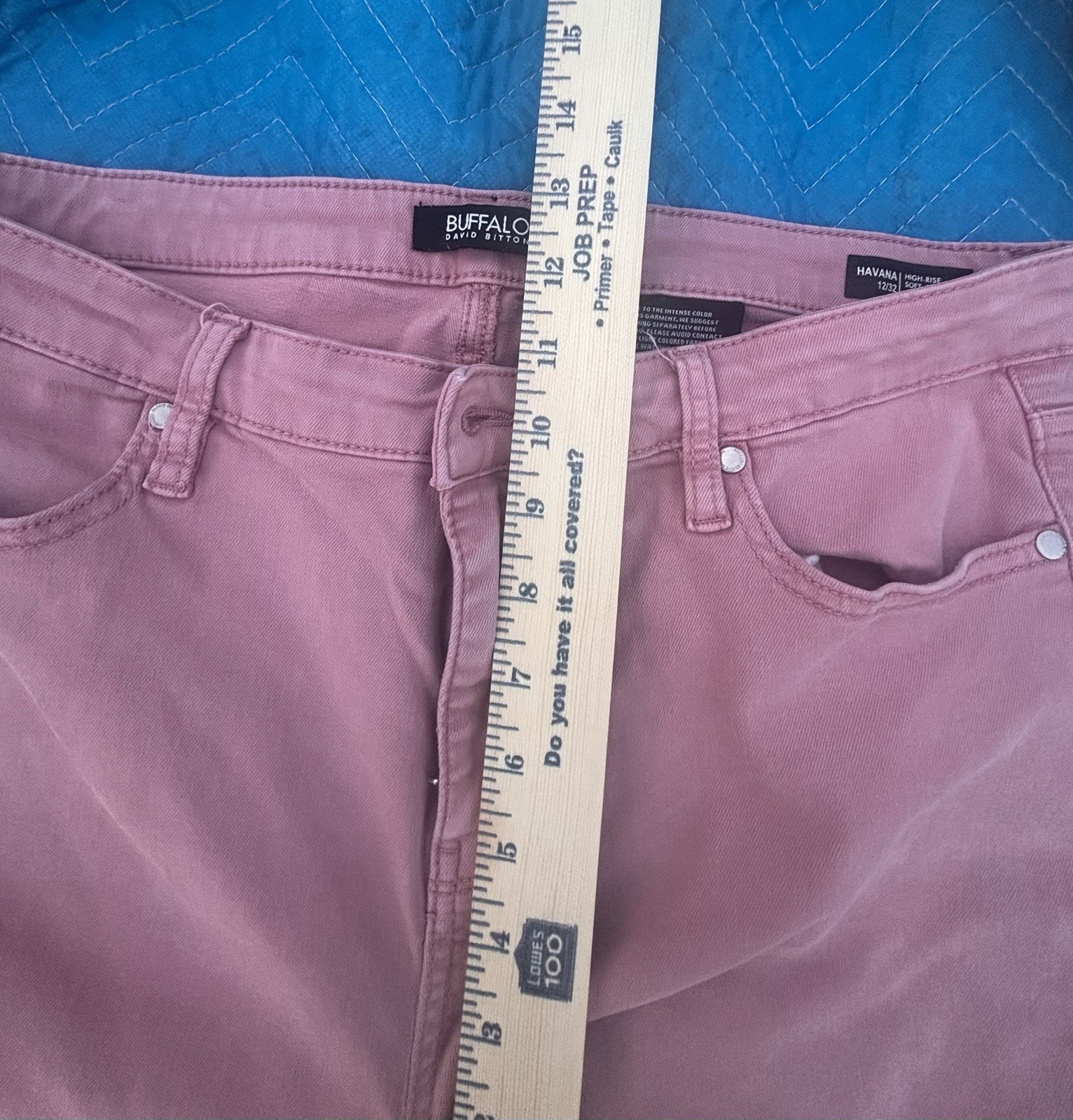 Buffalo David Britton Sz 12 / 32 Havana Pink Colored Jeans