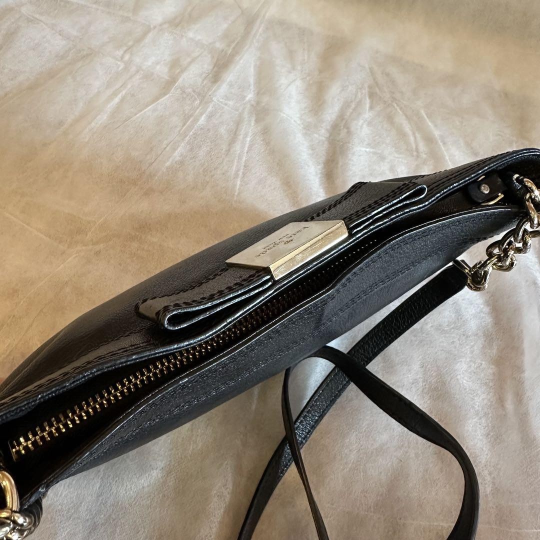 Kate Spade Shoulder Bag 10.6 inch Black Ladies