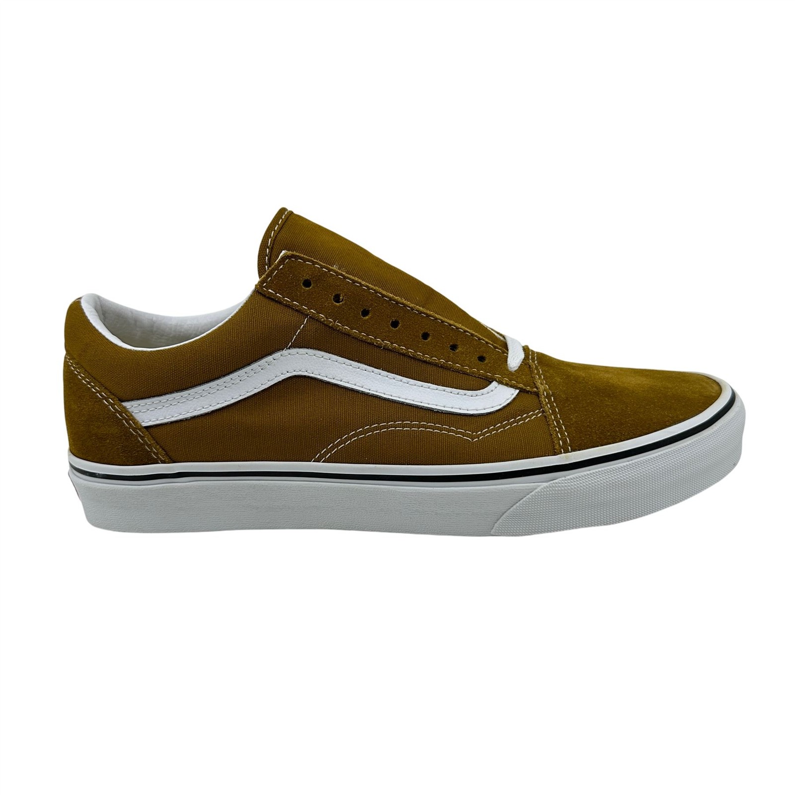 VANS Old Skool Color Theory Golden Brown Mens Athletic Sneaker