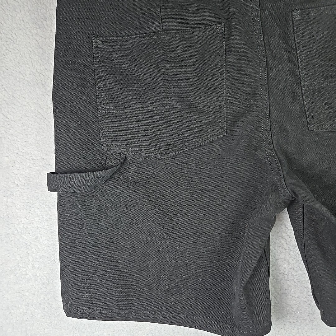 WESC Carpenter Shorts Mens Size 36 Black Heavyweight