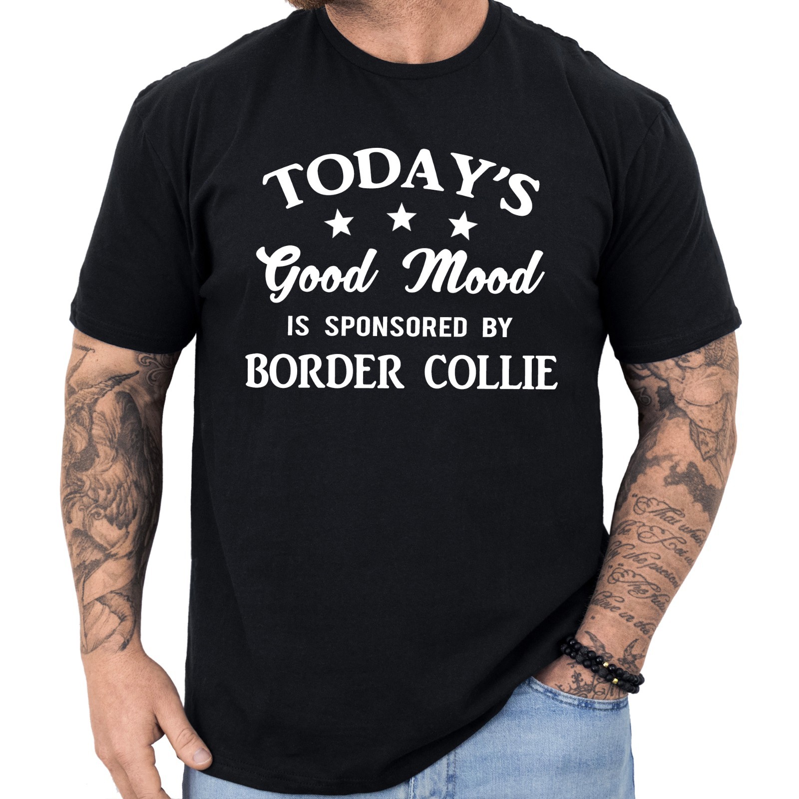 Border Collie Lover T-shirt Funny Border Collie Owner Gifts Men & Women