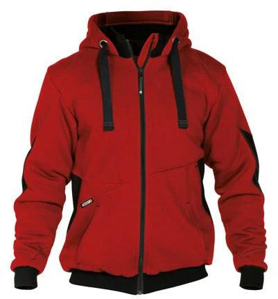 Dassy Sweatshirt Jacket Pulse Red Black M
