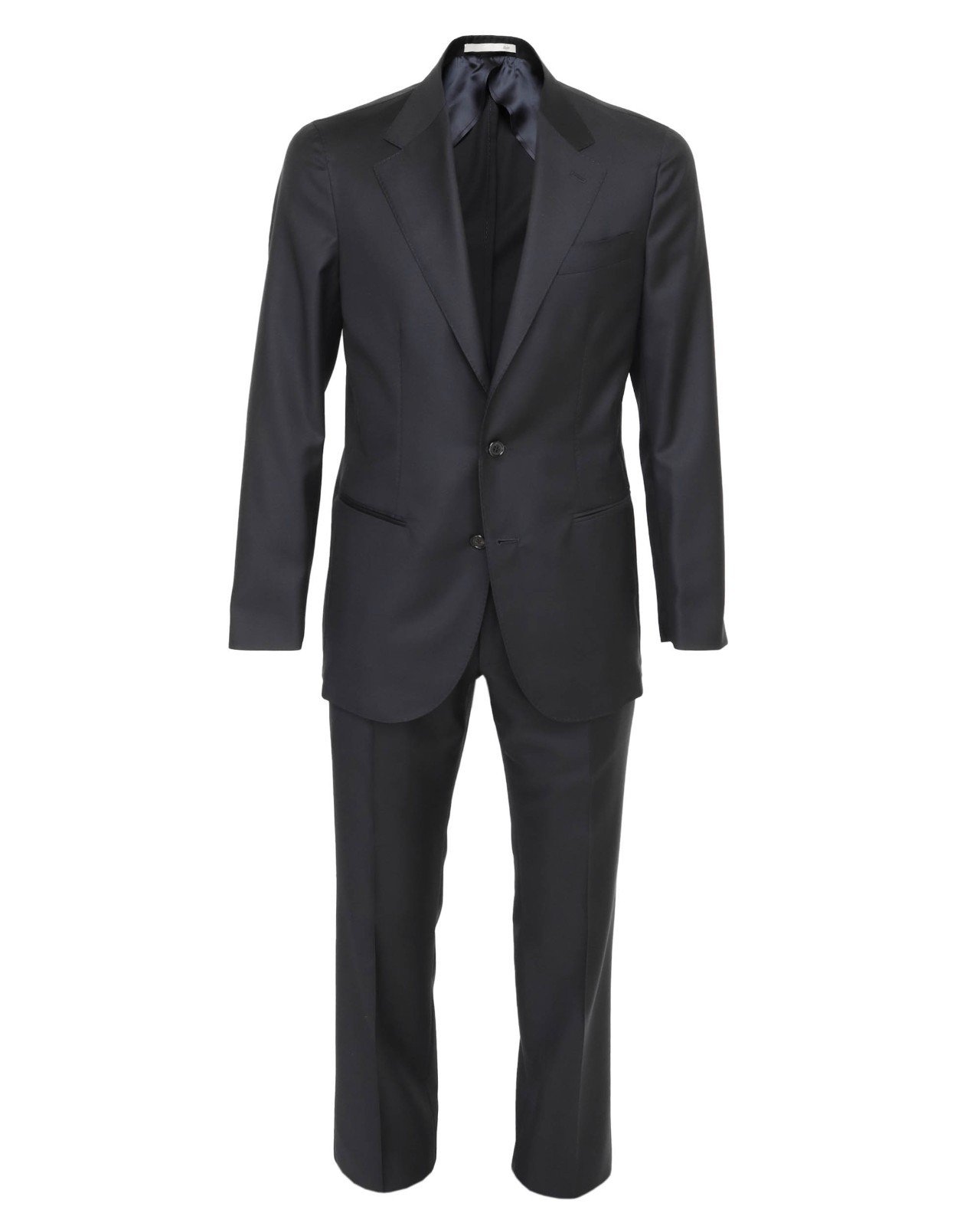 NWT EDUARDO DE SIMONE SUIT midnight blue 4 season wool luxury handmade Italy 46