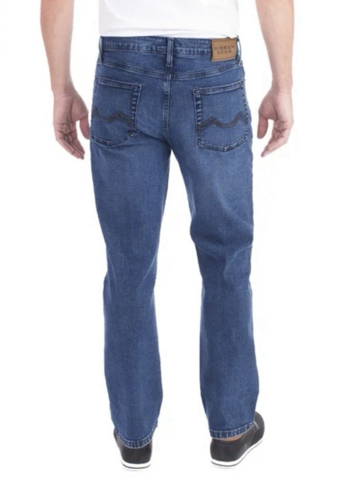 Urban Star Men’s Lot of 2 Stretch Light Blue & Blue Jeans Size 32×34 NWT