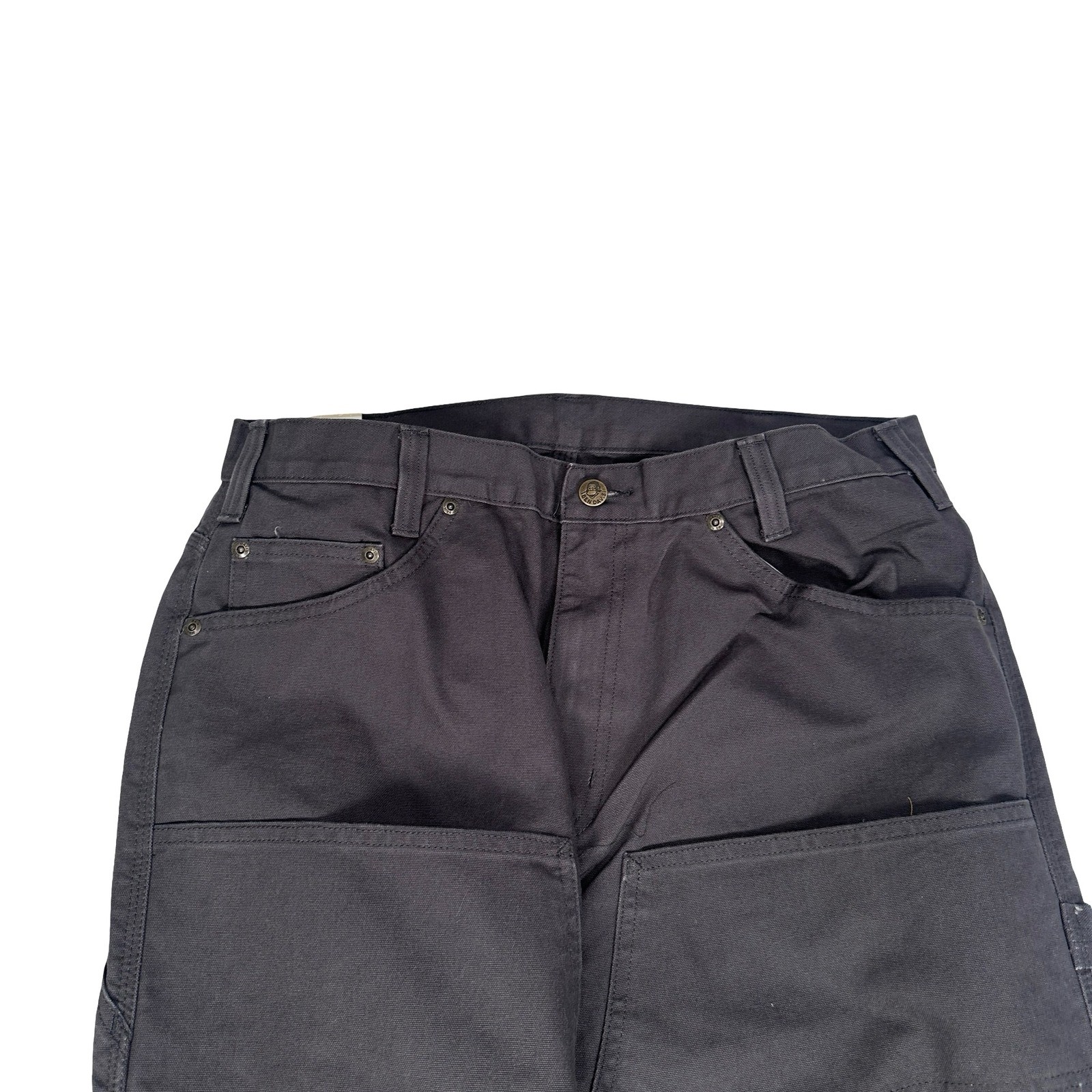 Ben Davis Double Knee Carpenter Pants Charcoal Gray Style 751 Mens 34×30 NWT