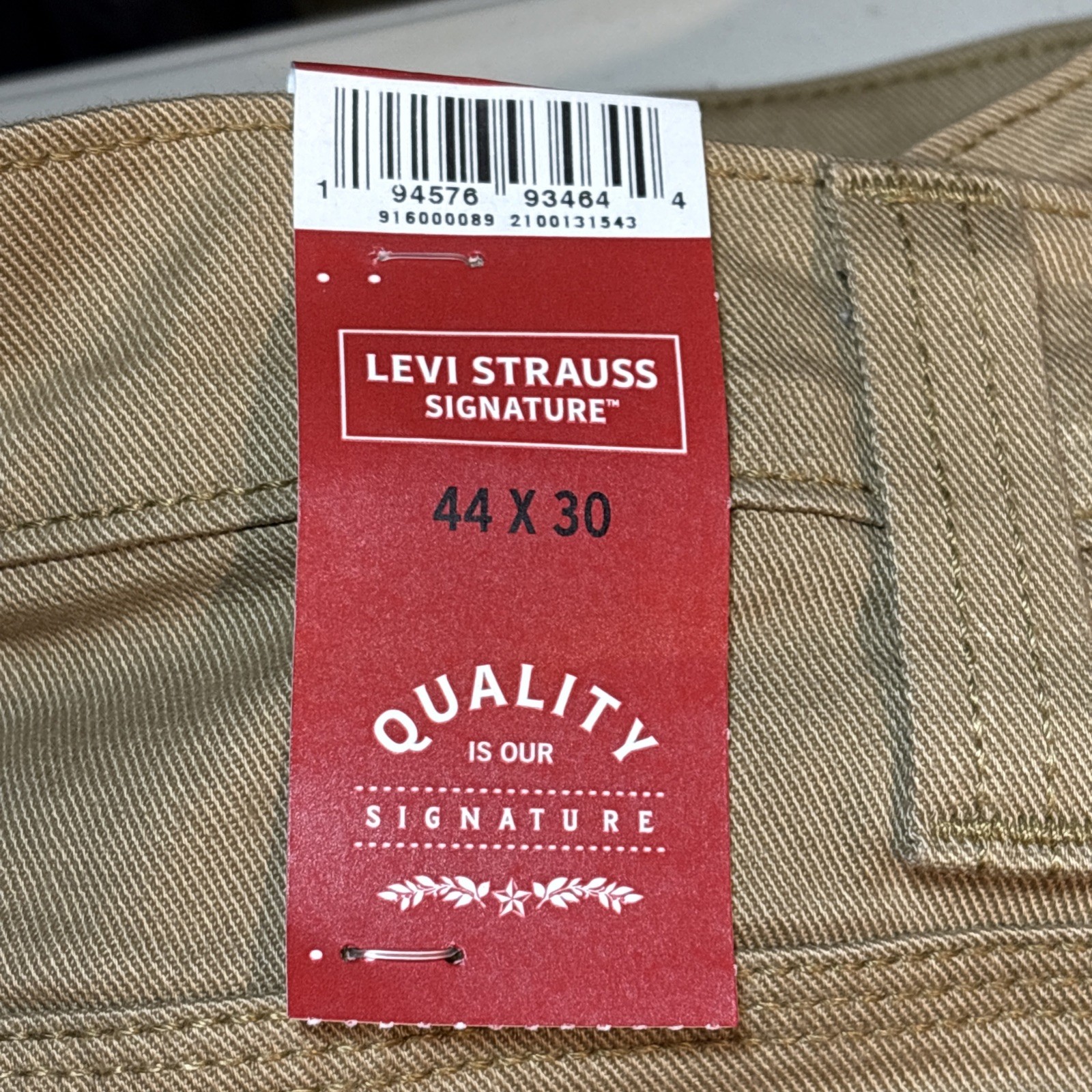 44 x 30 (actual 46×29) Levi’s Strauss Signature Workwear Carpenter Canvas NWT