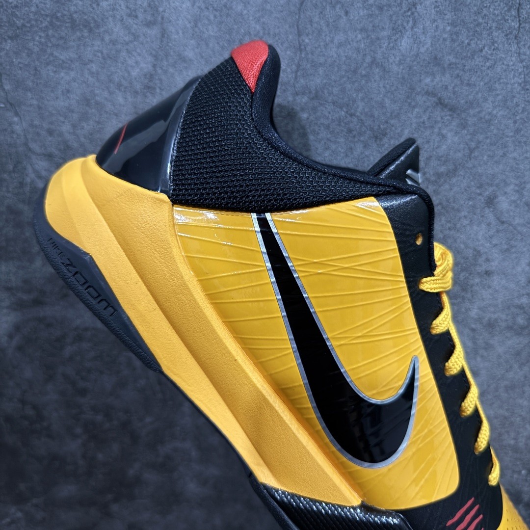 New NK Zoom Kobe ZK5 “Bruce Lee” Yellow Black Mens Womens Athletic Shoes