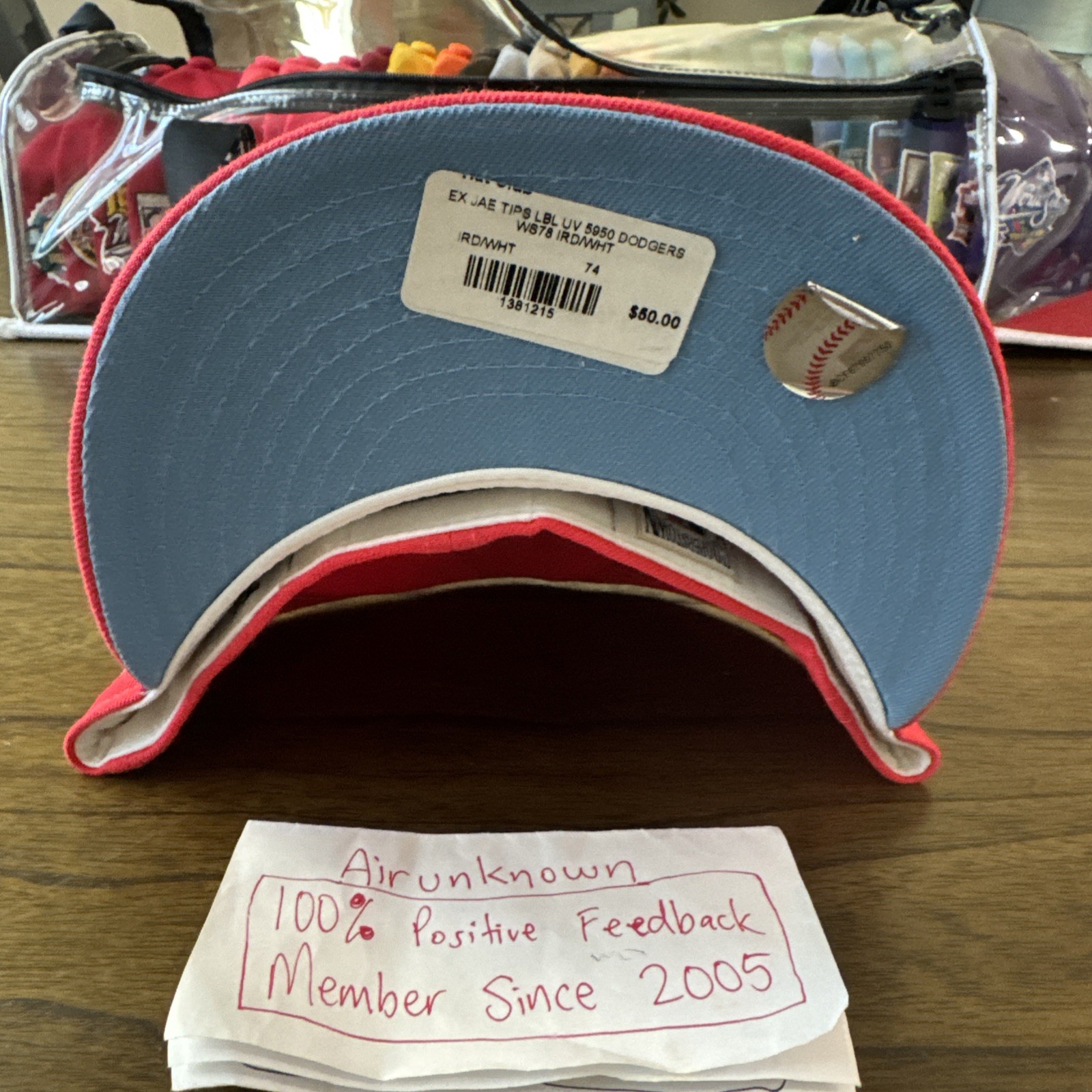 Brand New Hat Club Jae Tips Los Angeles Dodgers 7 1/2