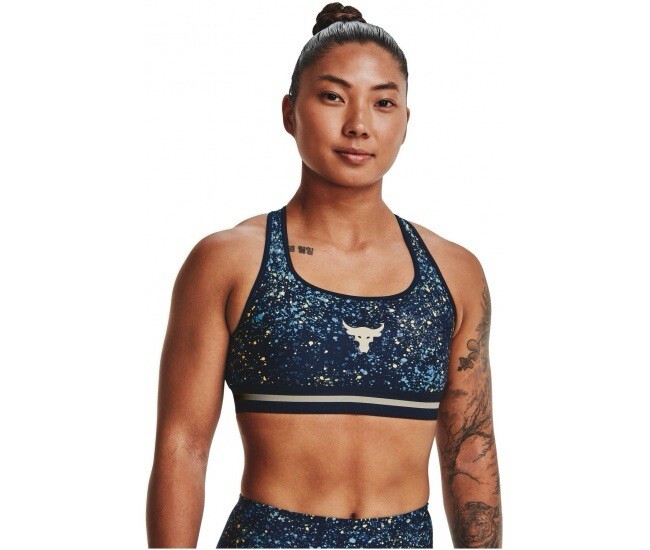 UNDER ARMOUR Project Rock Sports Bra Crossback Women’s XS *NEW* 1371365-408 $50