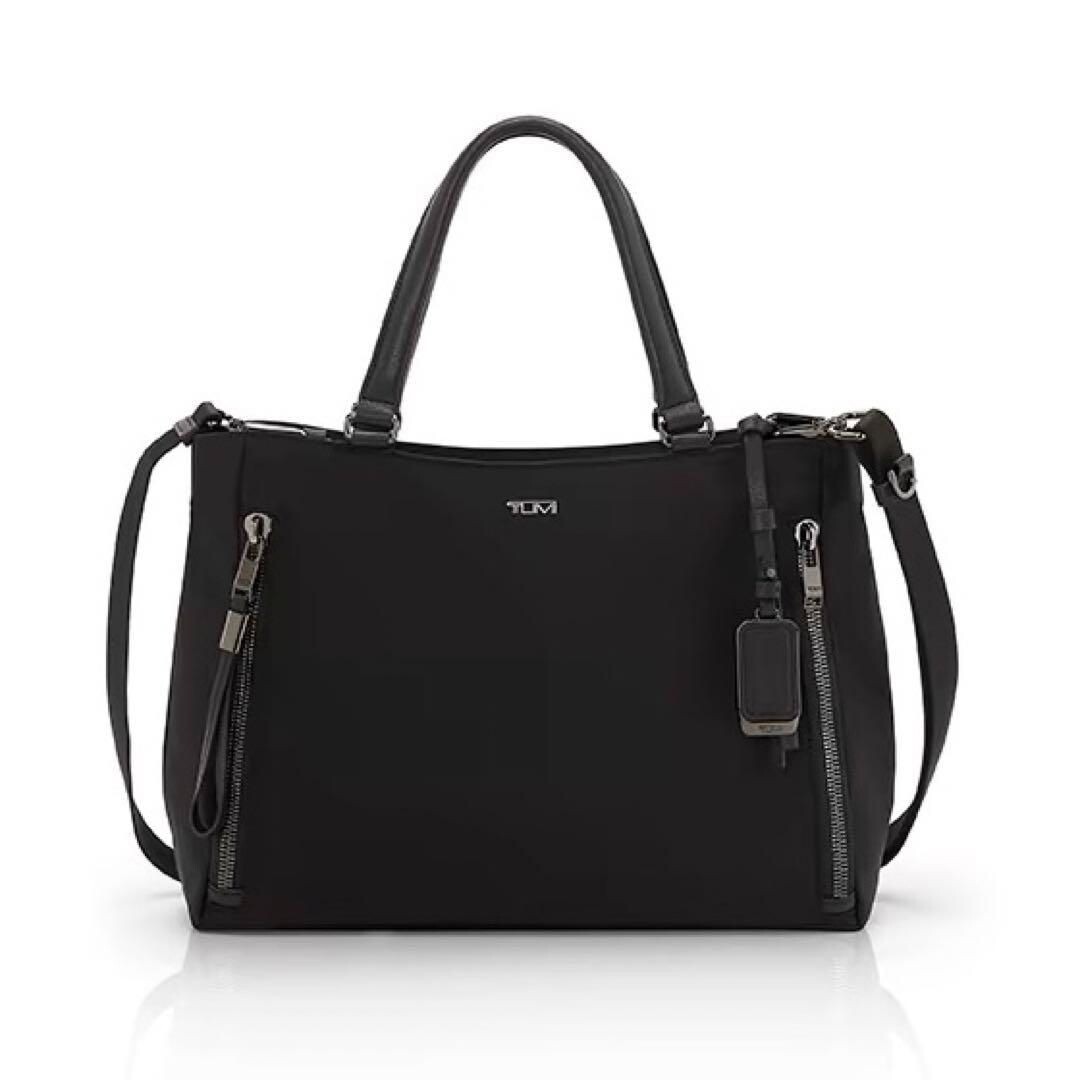 TUMI Valetta VOYAGEUR 196605 All Black Medium Tote Business Bag outlet New