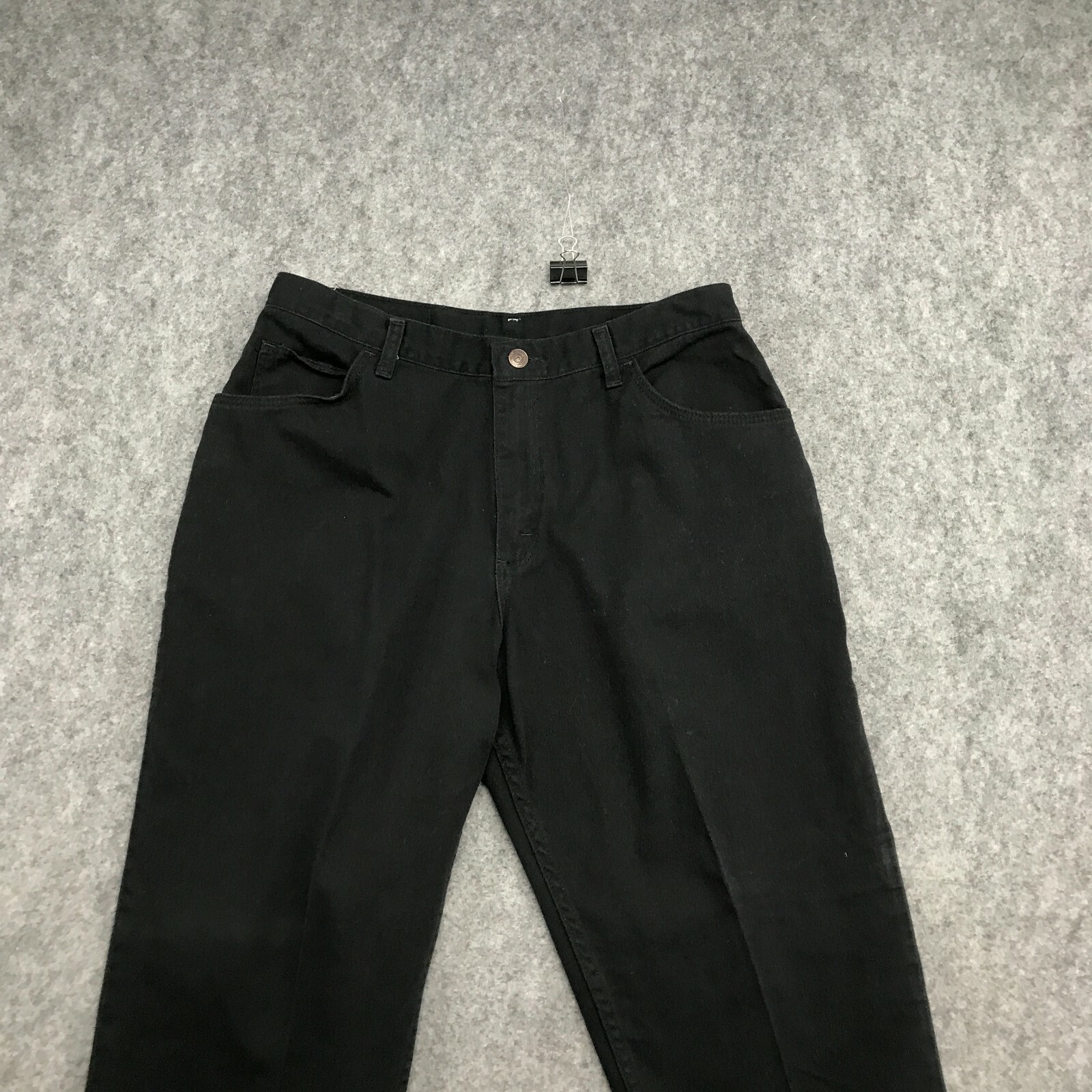 Gitano Jeans Women 18 Petite High Rise Denim Black Straight 5 Pocket 100% Cotton
