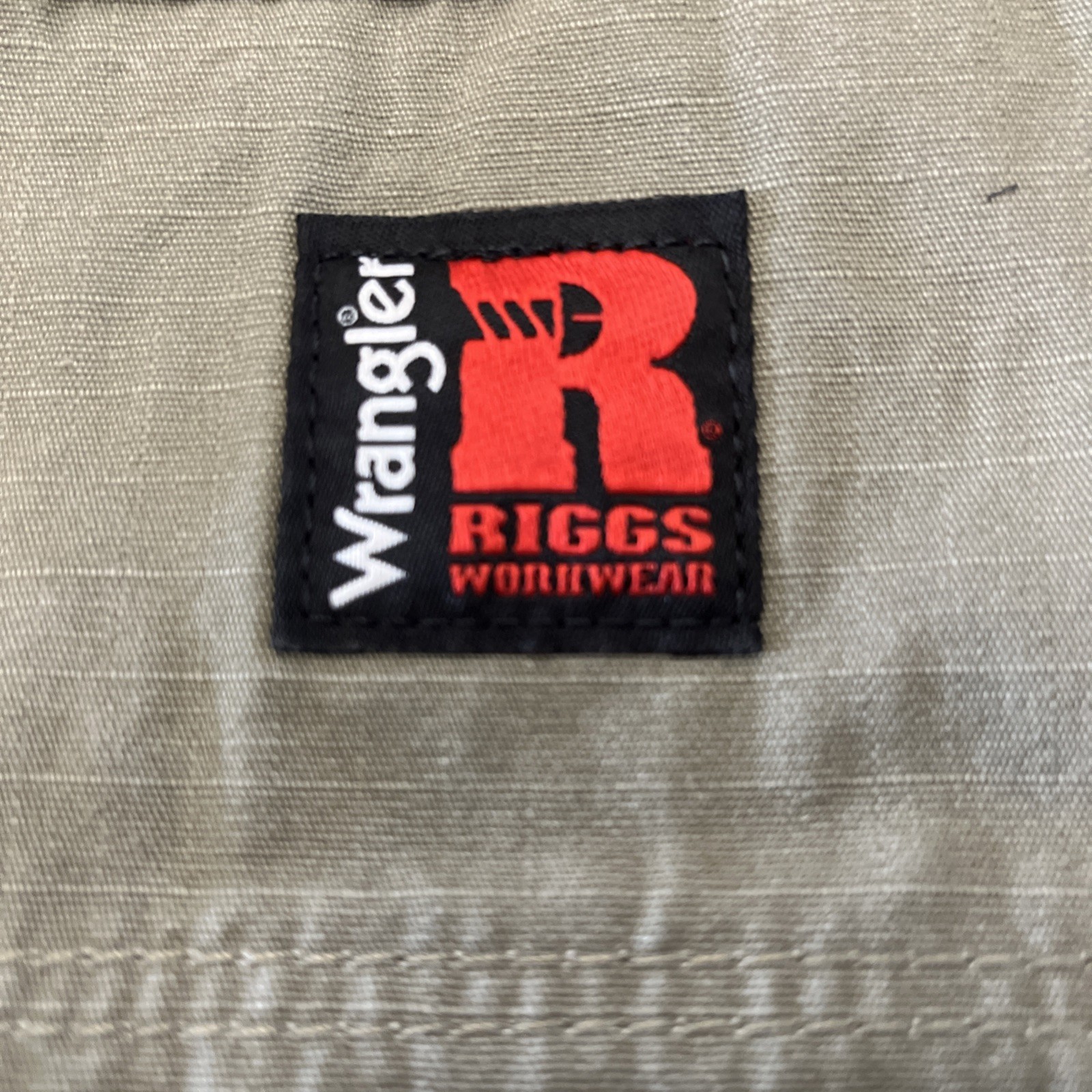 Wrangler Riggs Workwear Men’s Carpenter Pants 31×30 Cotton Tan Ripstop Fabric