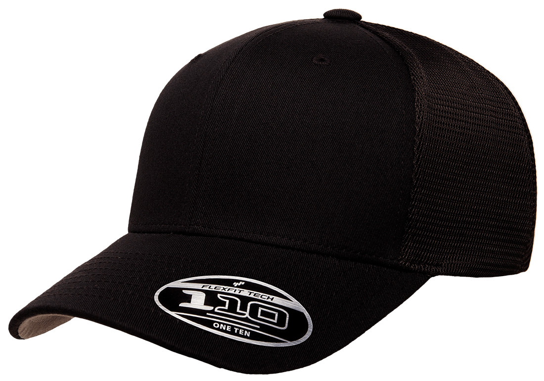 Flexfit Trucker Hat 110 6 Panel Adjustable OSFM Mesh Cap 2-Tone Flex Fit 110M/MT