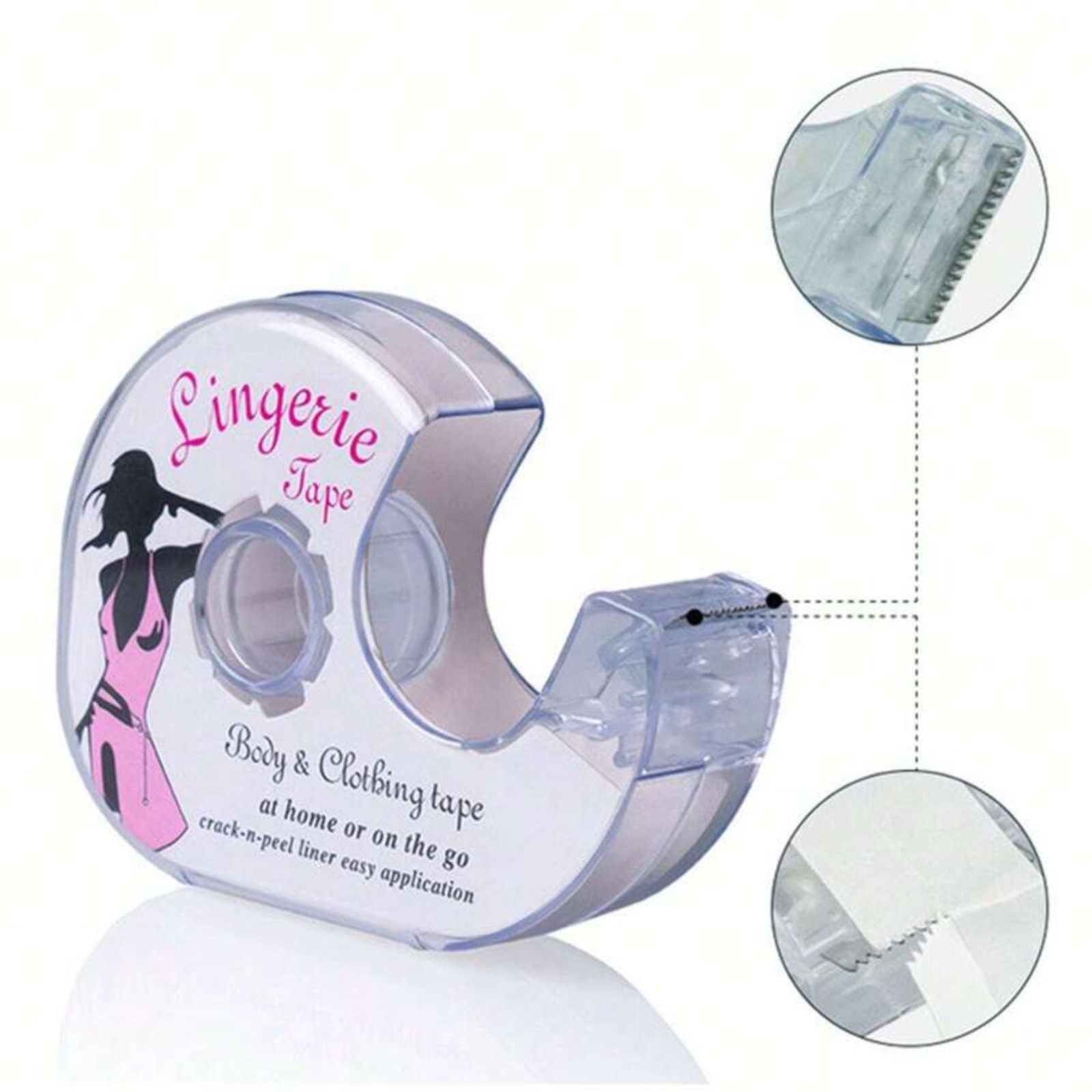 Body Tape Invisible Double-Sided Anti-Glare 5m Adhesive Clothing Tape for Women