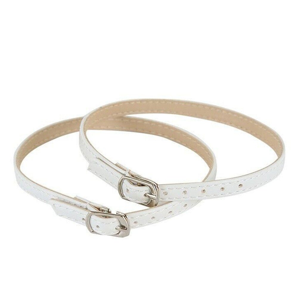 2Pcs Detachable Shoe Straps Heel Buckle Belt Removable Ankle Strap Pump Decors