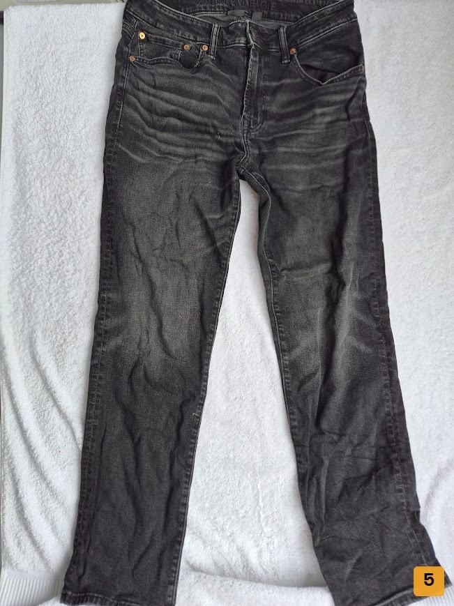 American Eagle Airflex+ Jeans Black Good
