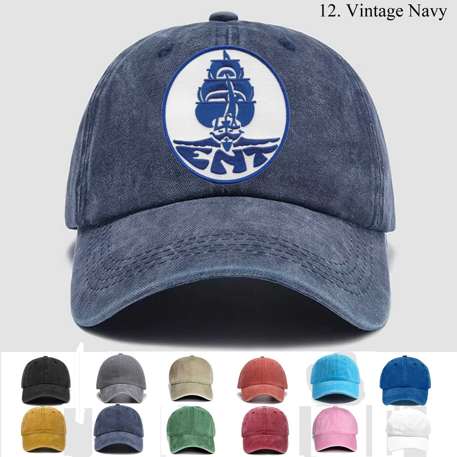 Customized Personalization Embroidered Hat Uss Enterprise Cv-6 , Trucker Hat