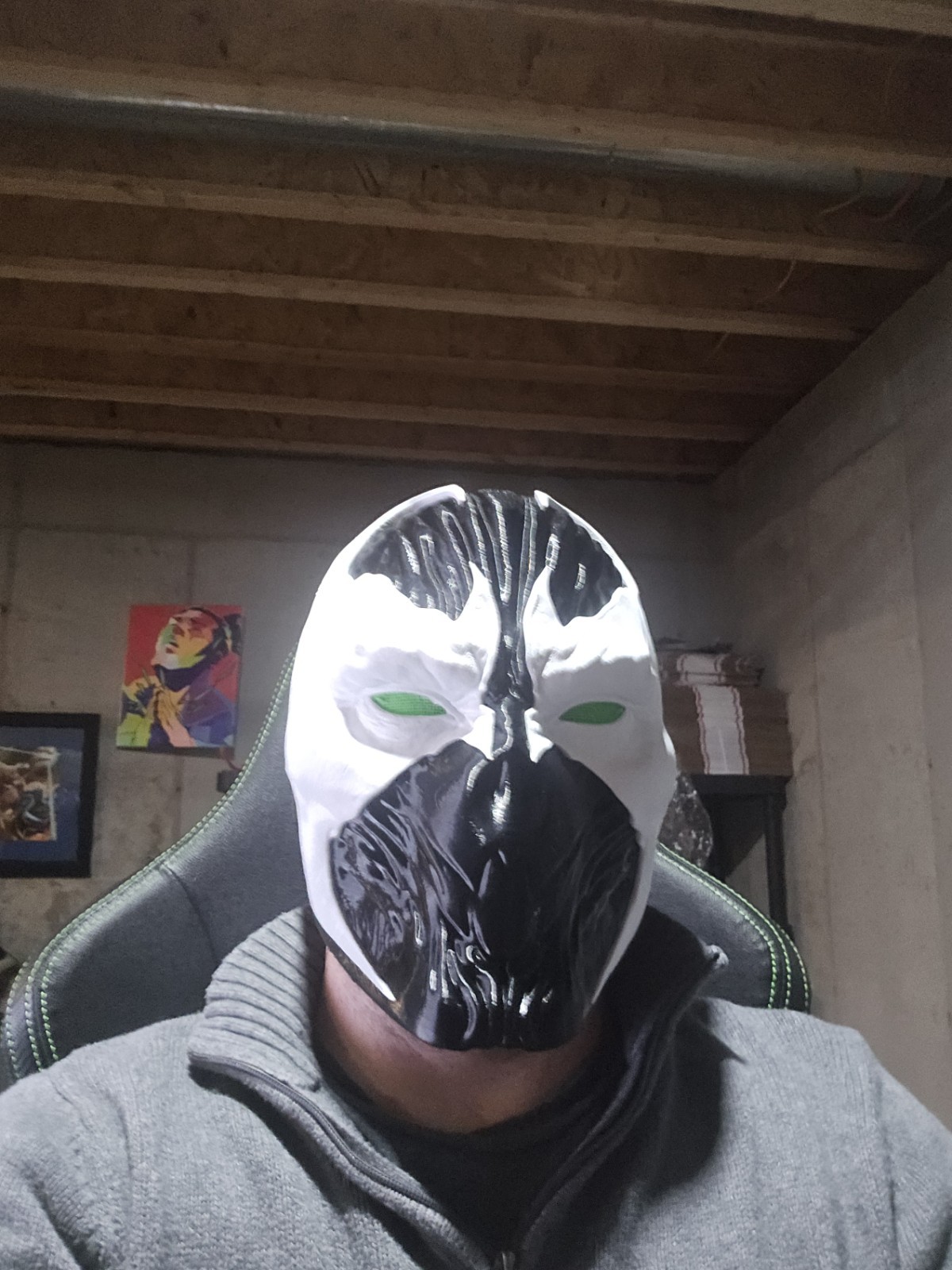 Spawn Mask Cosplay Helmet Face Shell Magnetized And Textured