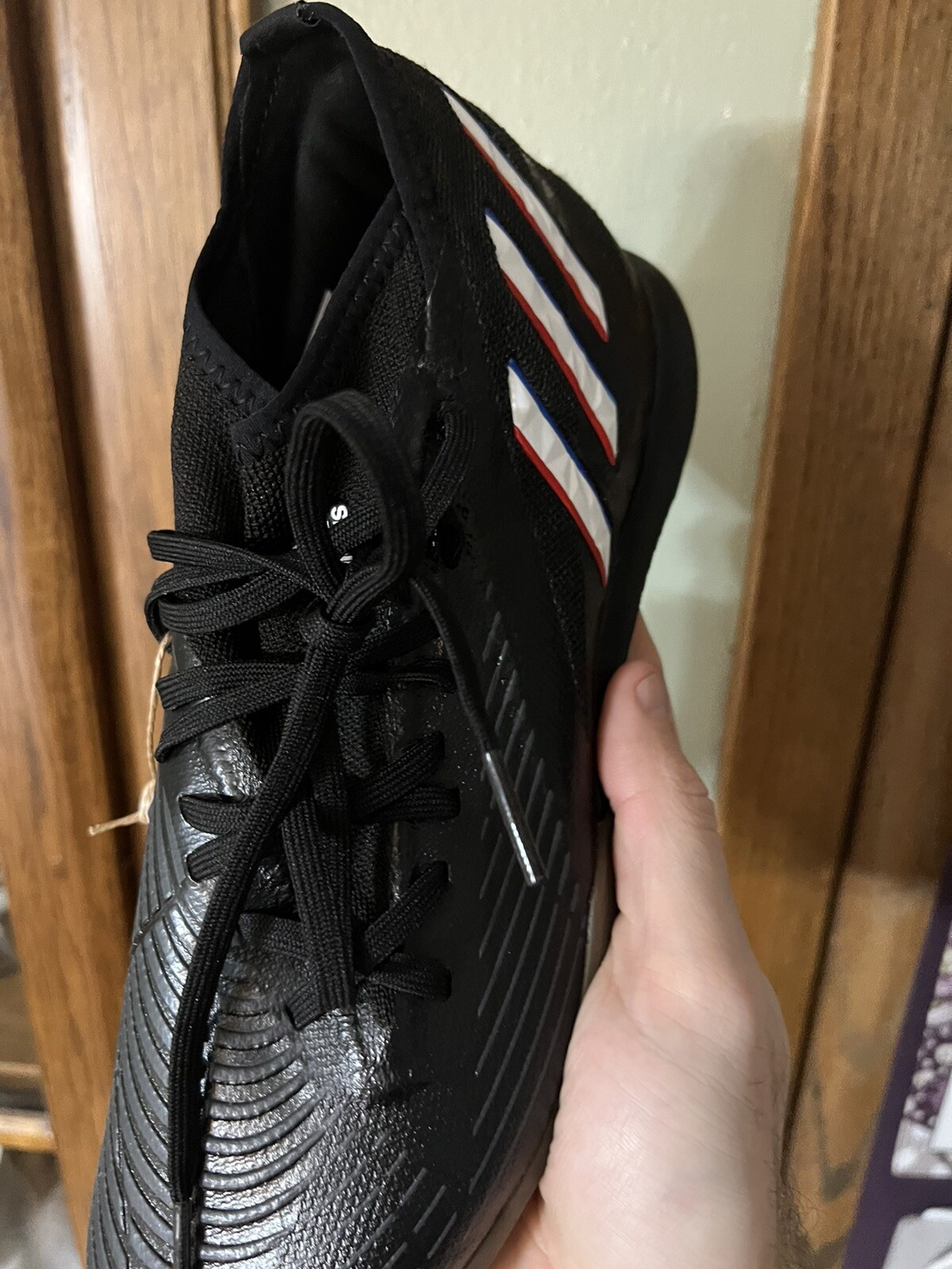 mens adidas predator edge.3 indoor soccer cleat size 11 (GX0020) no box