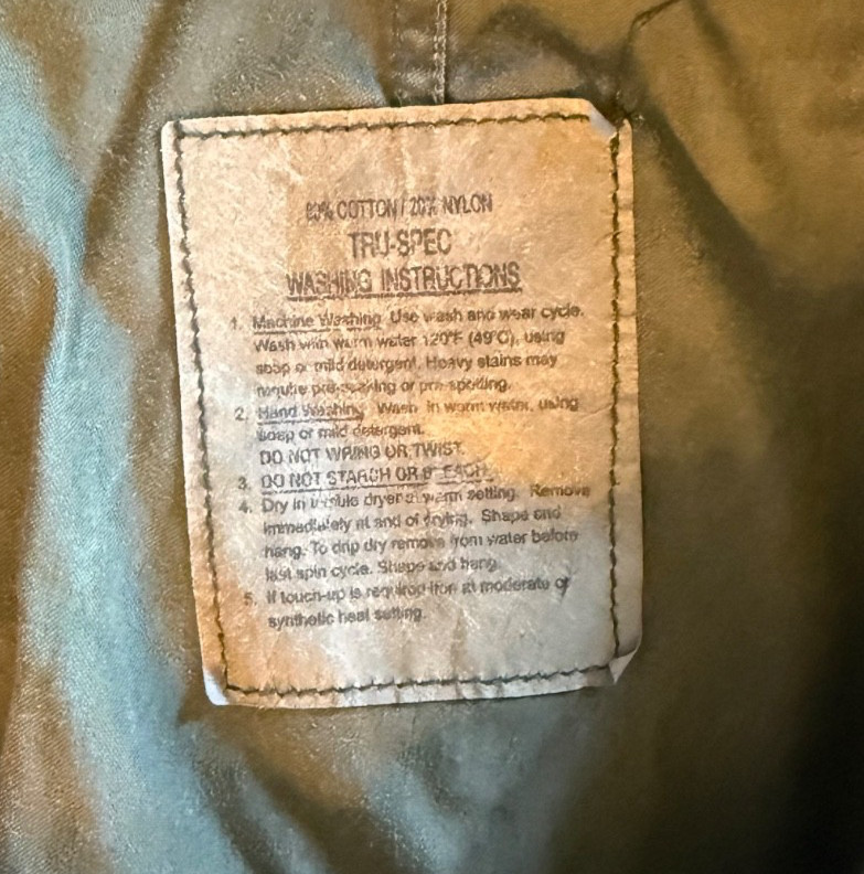 VTG 90s Tru-Spec Tactical Military Baggy Cargo Trousers – Size Large