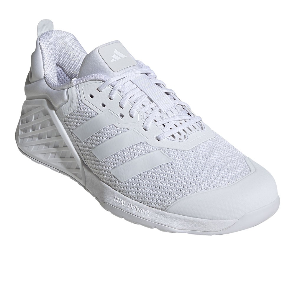 adidas Dropset 3 Training Mens White Sneakers Athletic Shoes IH8289