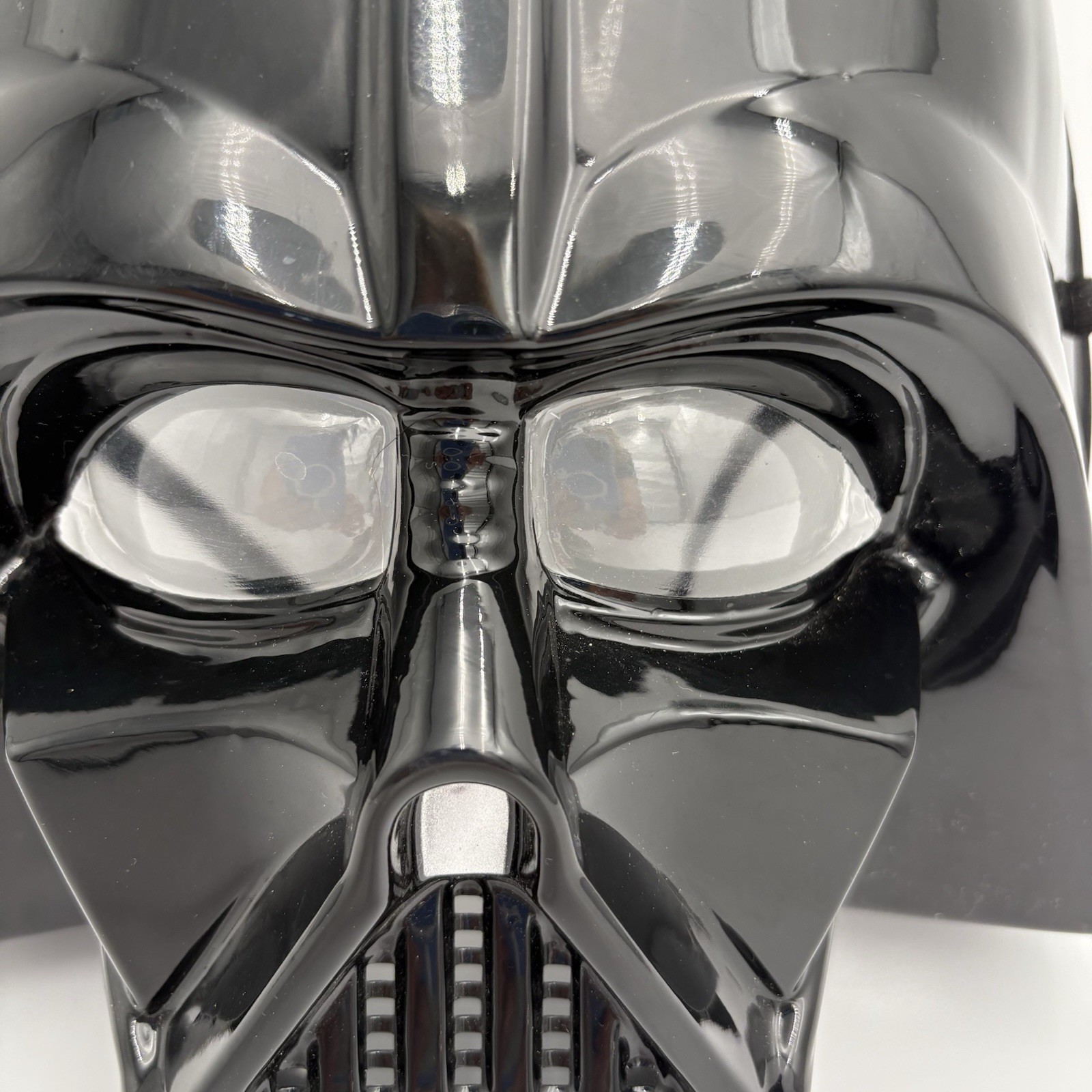 Darth Vader Mask 10” Black Plastic Costume Halloween Star Wars Adults Kids