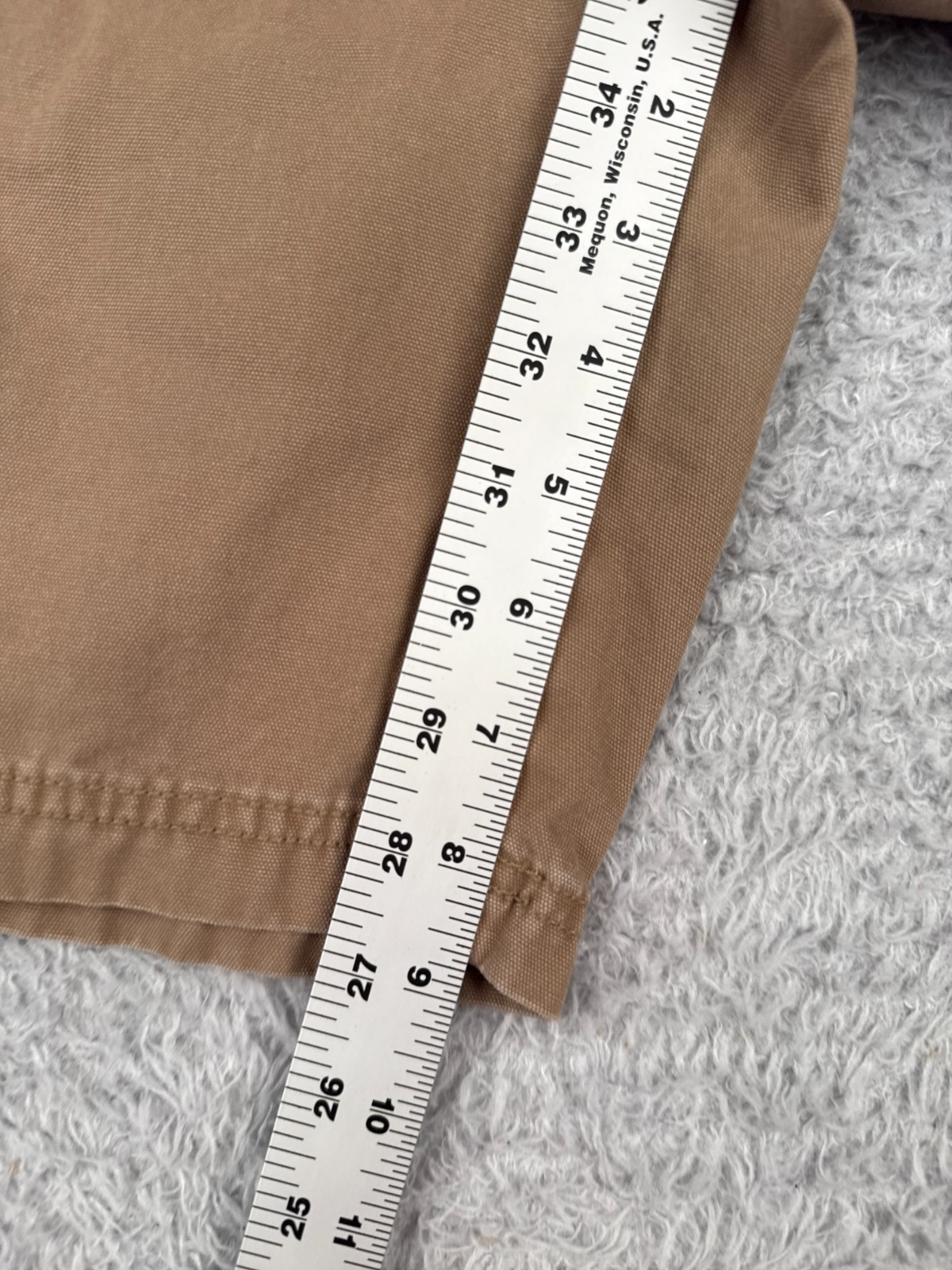 Columbia Shorts Men 36 Brown Cargo 100% Cotton Duck Fabric 9″ Hike Camp Fishing
