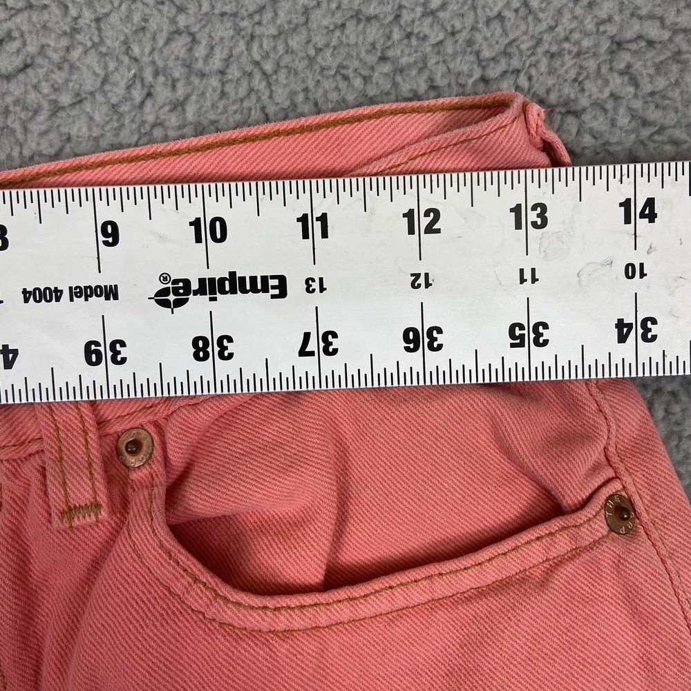 Vintage Gap Jeans Womens 8 Regular Coral Pink High Rise Classic Fit Made in USA
