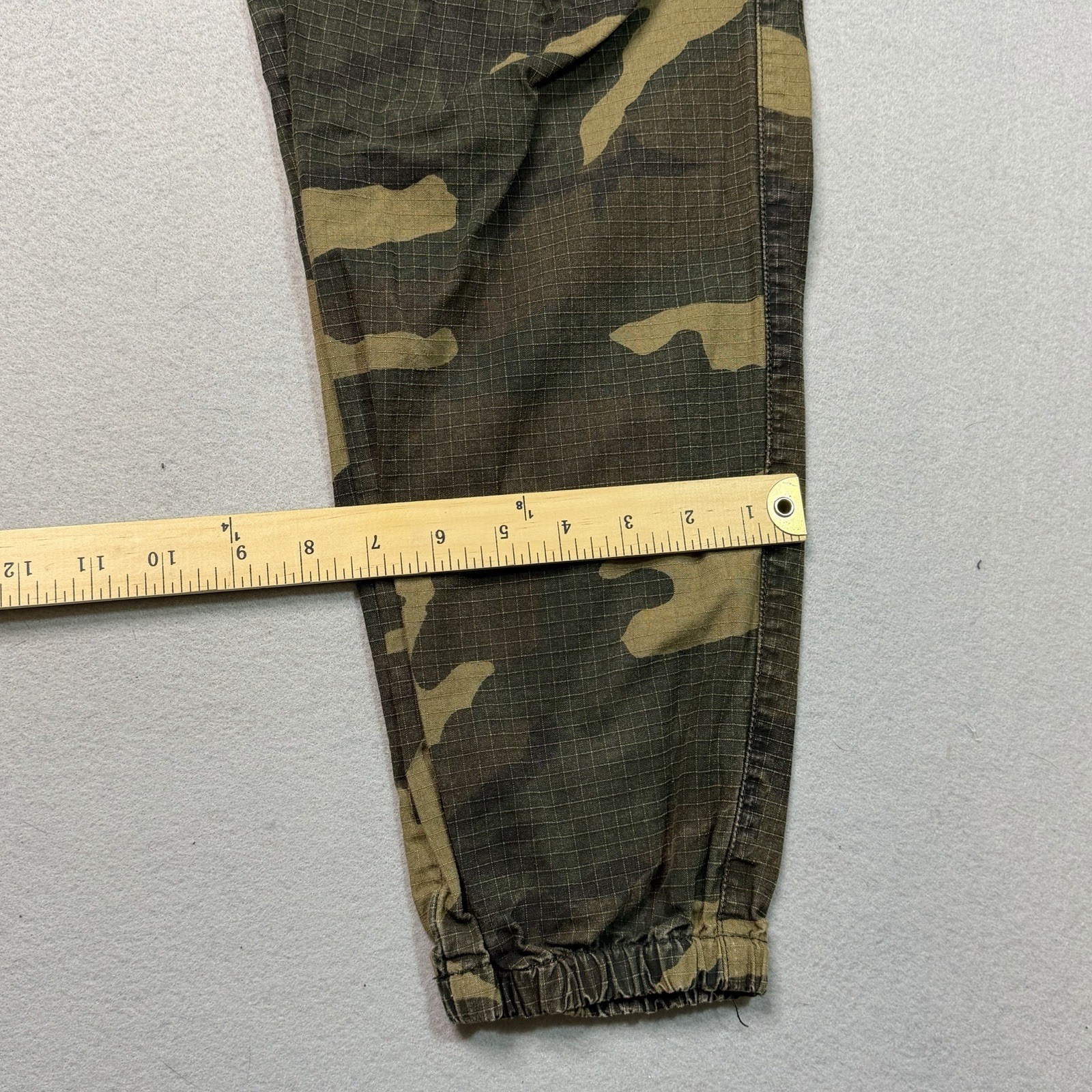 Carhartt WIP Green Cargo Jogger 6.5 Oz Ripstop Camo Combi Large