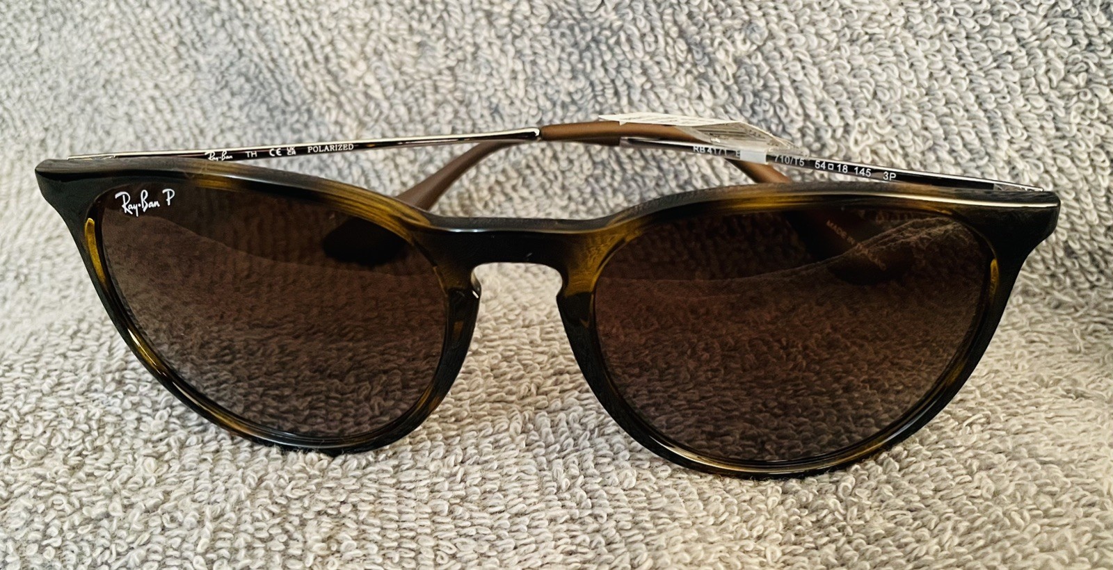 Ray-Ban RB4171 Erika Women Light Havana Brown Gradient Sunglasses 54mm