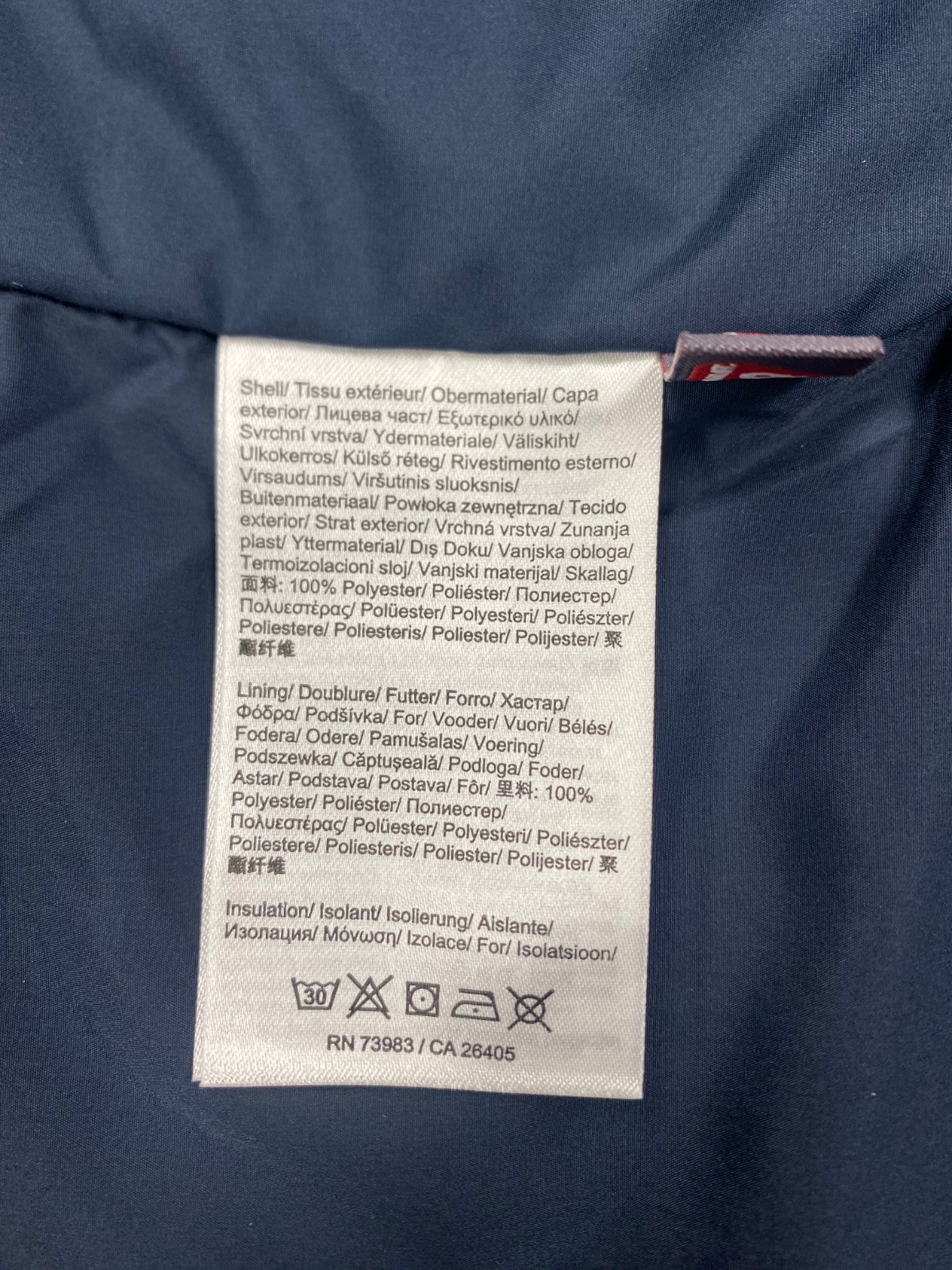 Men’s Helly Hansen Crew Insulated Jacket NAVY $190, Size: S