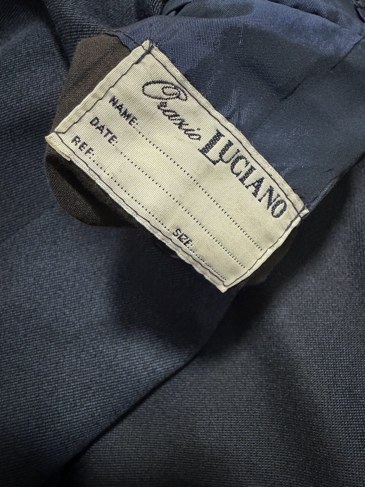 Orazio Luciano – Napoletana Custom Made Blazer Jacket Navy Blue Size 54 Italy