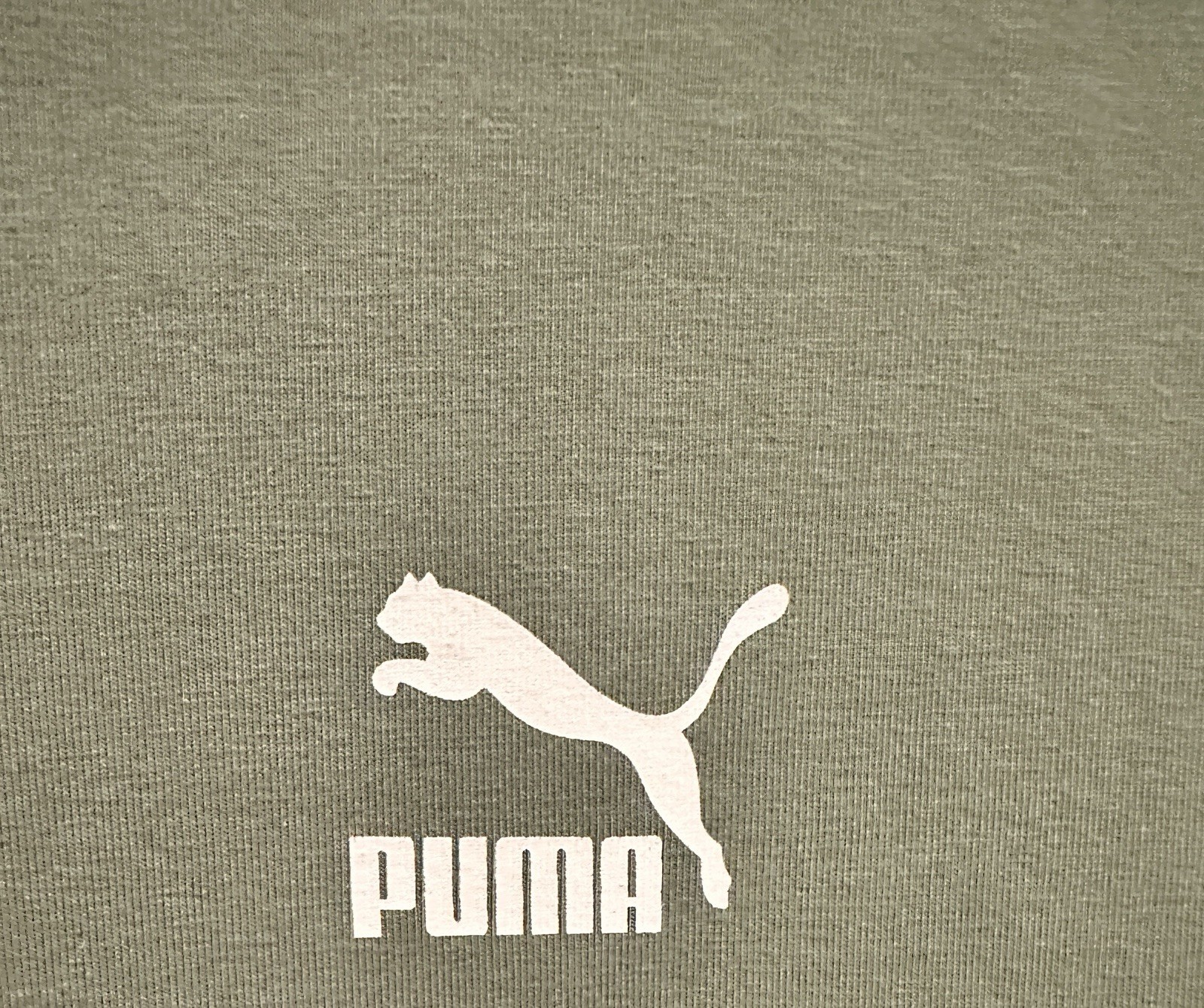 Women’s Sage Green Puma Short Sleeved Top Size Medium
