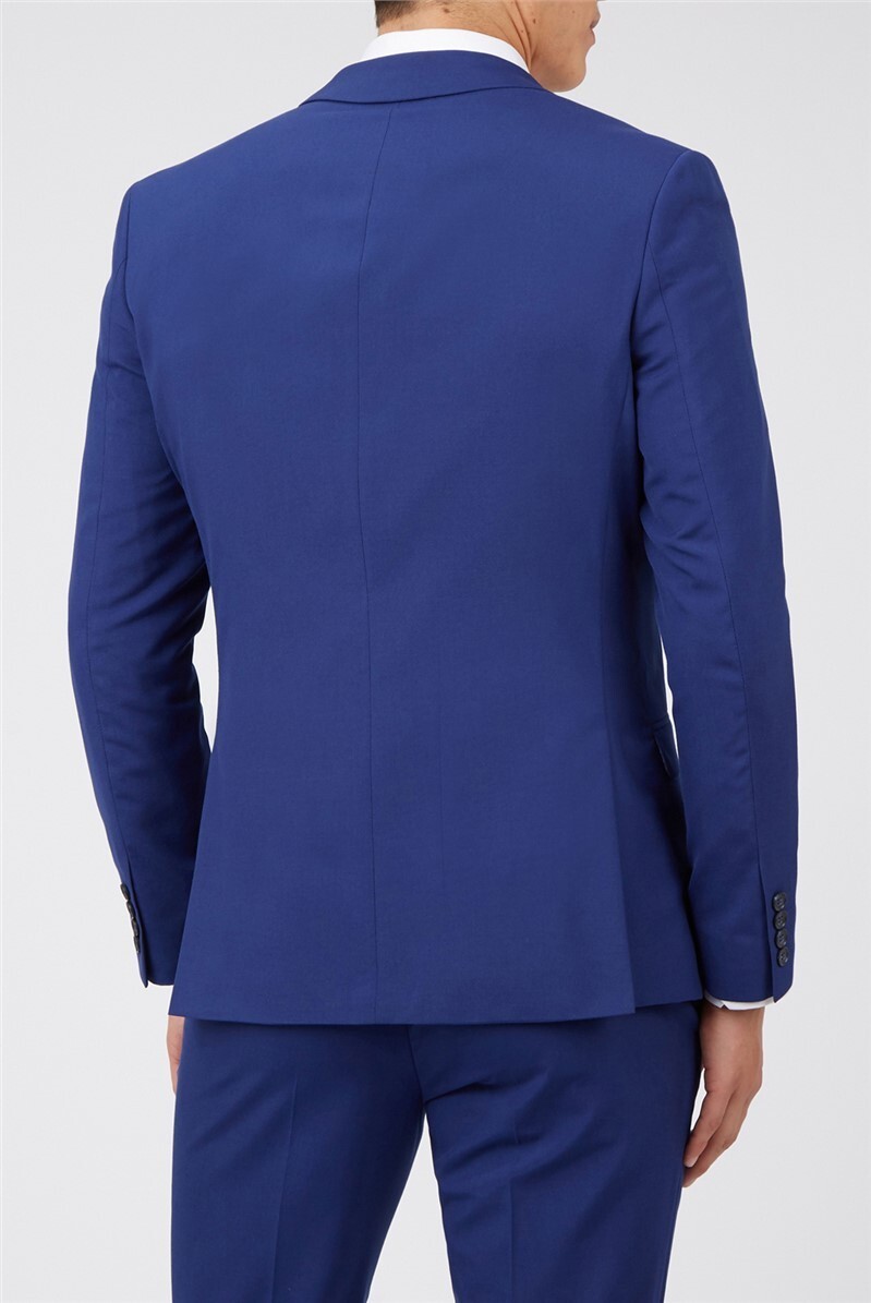 Limehaus Slim Fit Cobat Blue Suit Jacket, Size 44R BNWT