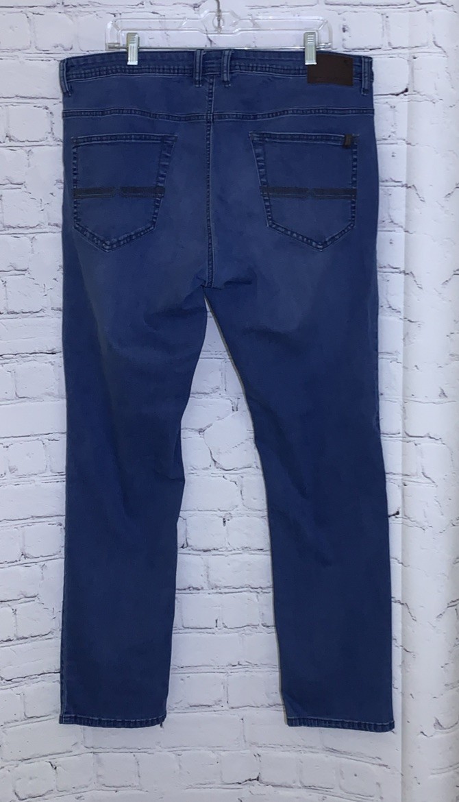 Buffalo David Bitton Jeans Mens 40×34 Axel Slim Stretch Blue Denim