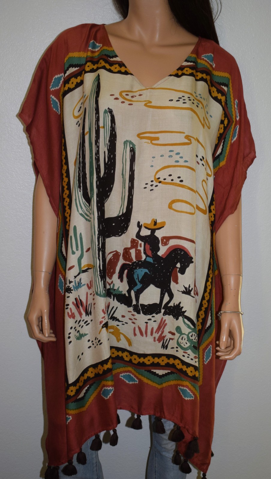 DOUBLE D RANCH Ay! Ay! Ay! Poncho Top Large X Large