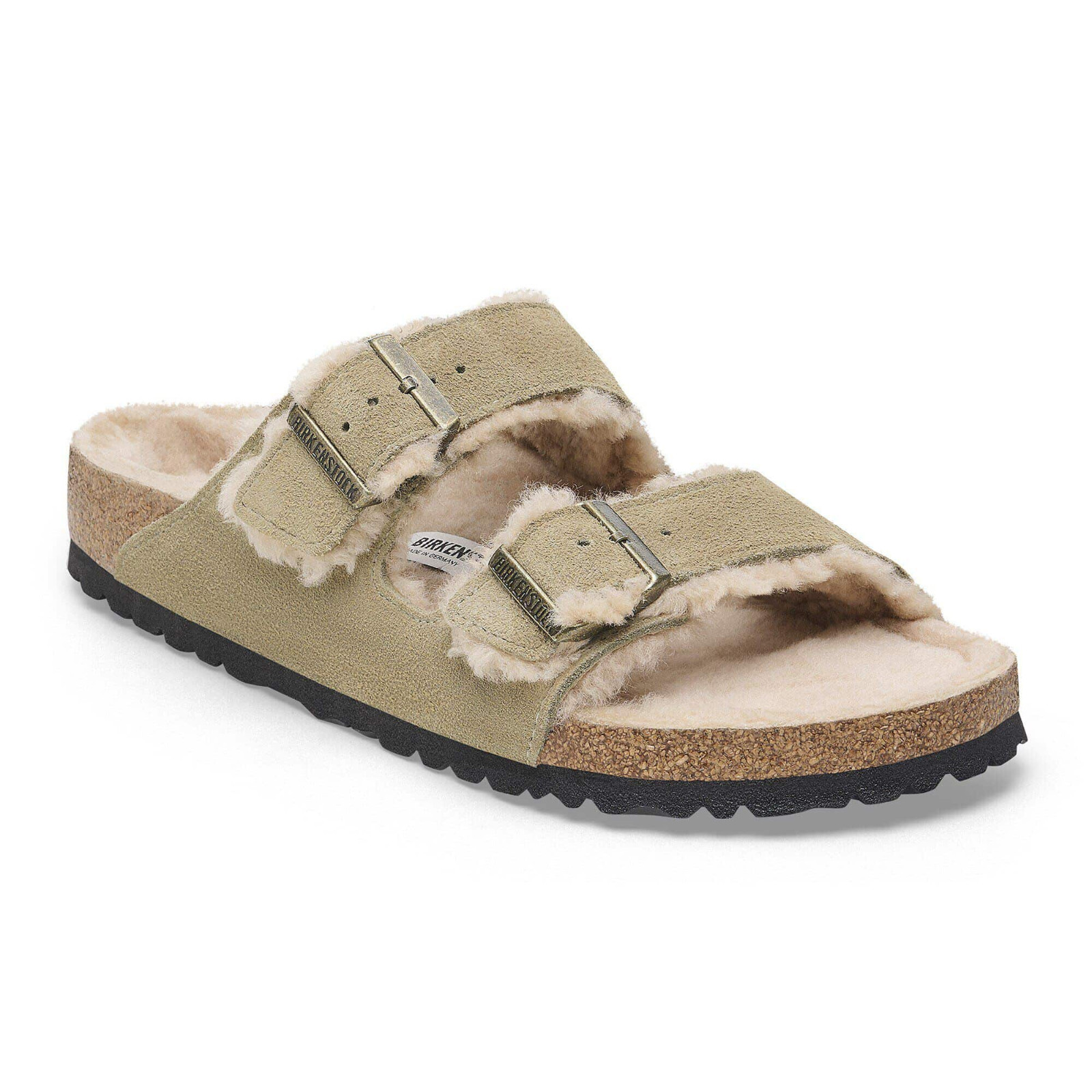 Birkenstock Arizona Shearling Suede Leather Sandals Unisex Shoes Sizes 6–9