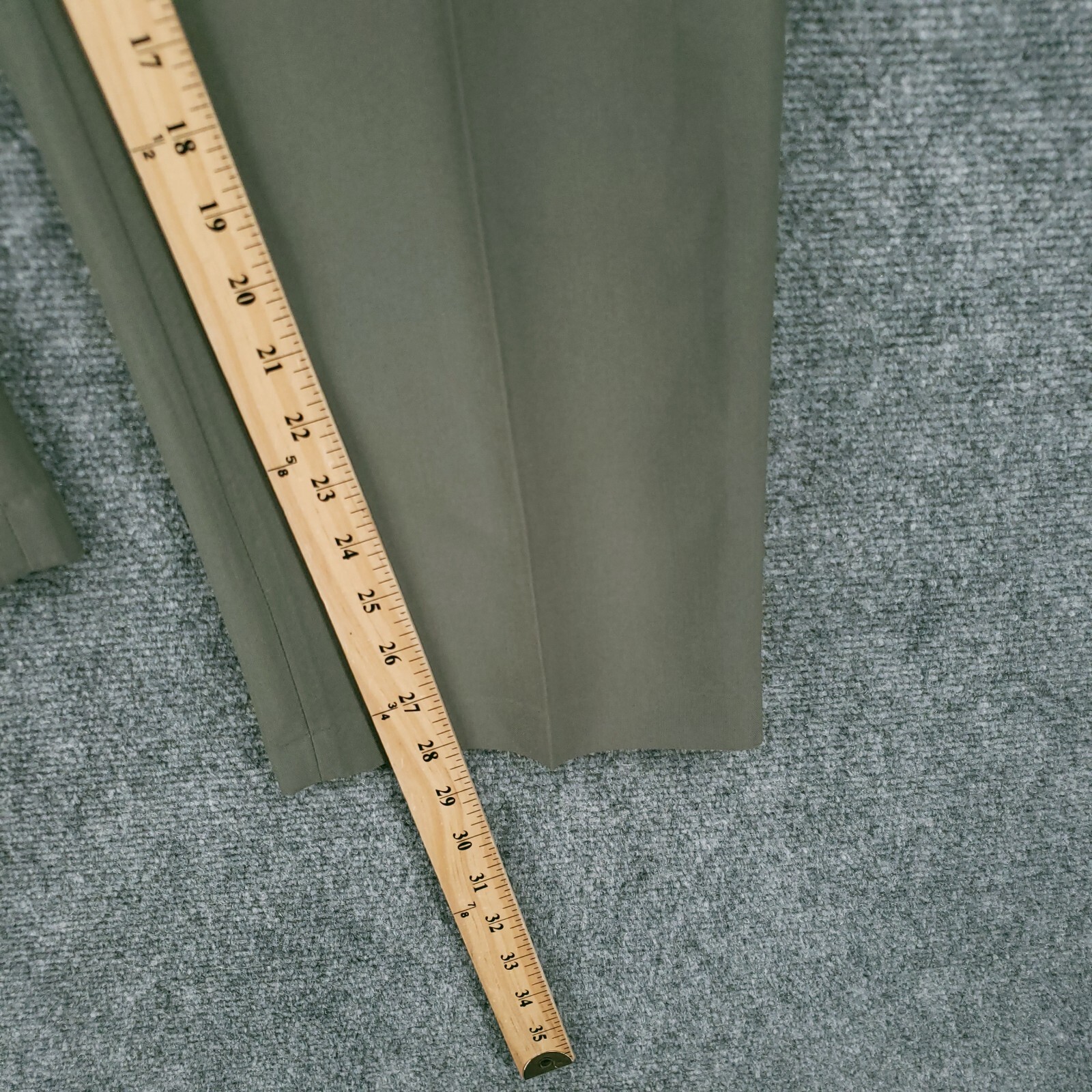 VINTAGE Levis Dress Pants 34×30 Green Travelers Trevira Pleated Straight Trouser