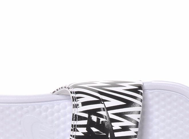 Nike Sandals Women’s Nike Benassi JDI Print Slide Sandals White/Black NWT