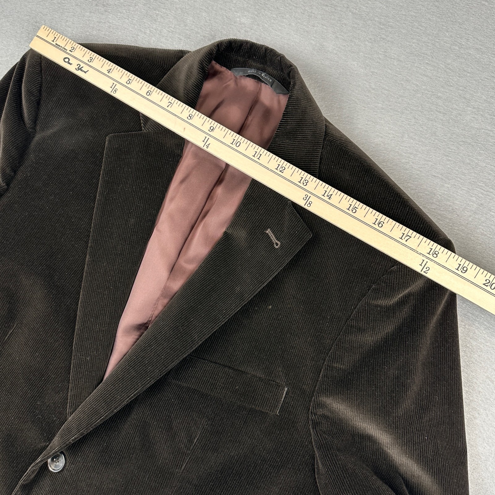 Loro Piana Sport Coat Mens 40S 40 Brown Corduroy Nordstrom Blazer Cotton Rayon