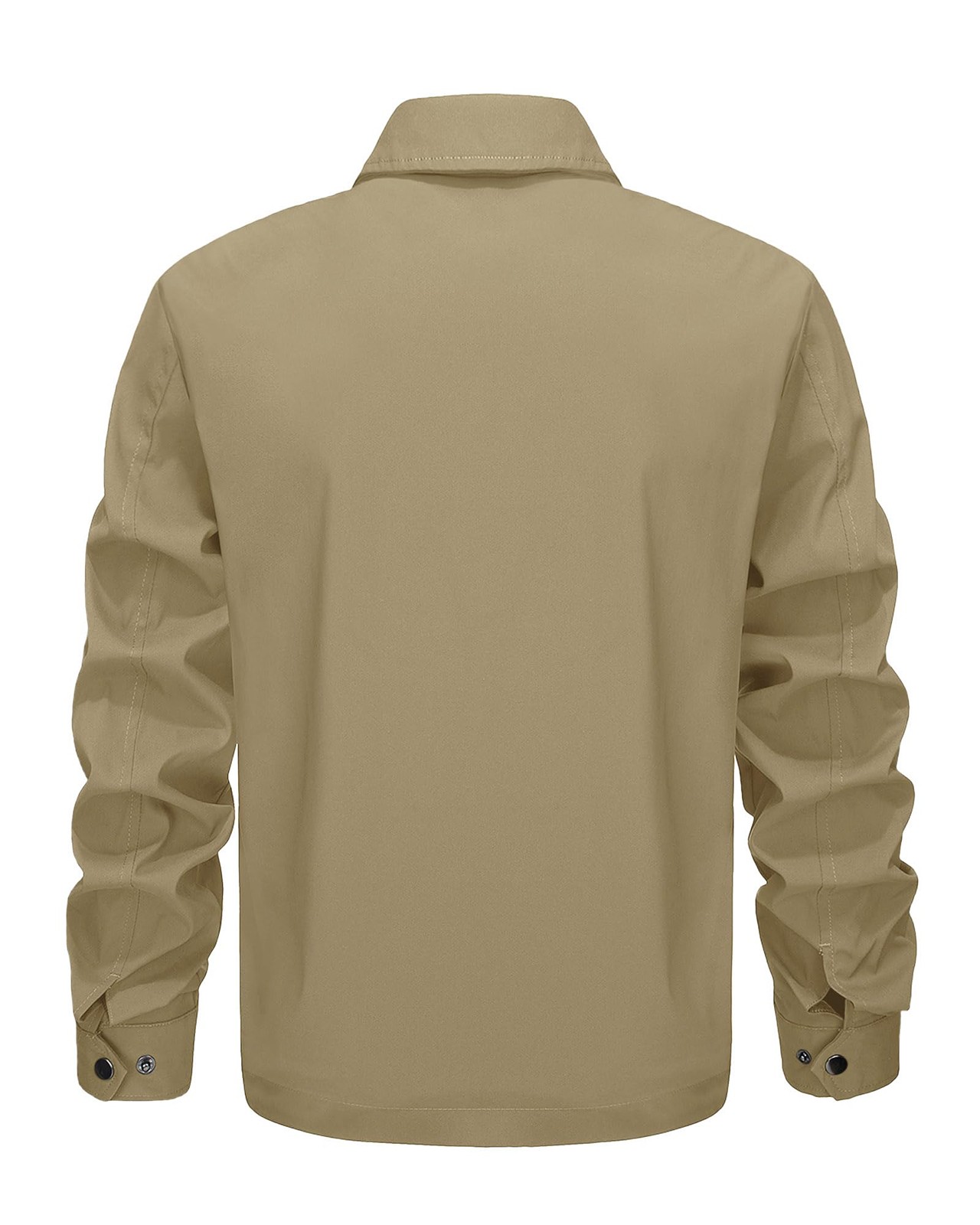 Men’s Light Thin Casual Jacket Golf Sport Windbreaker Front Zip Panel Jackets